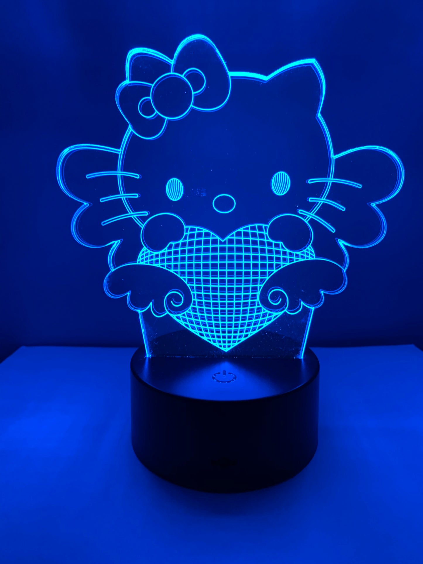 Lampe 3D DEL Chat Hello Kitty