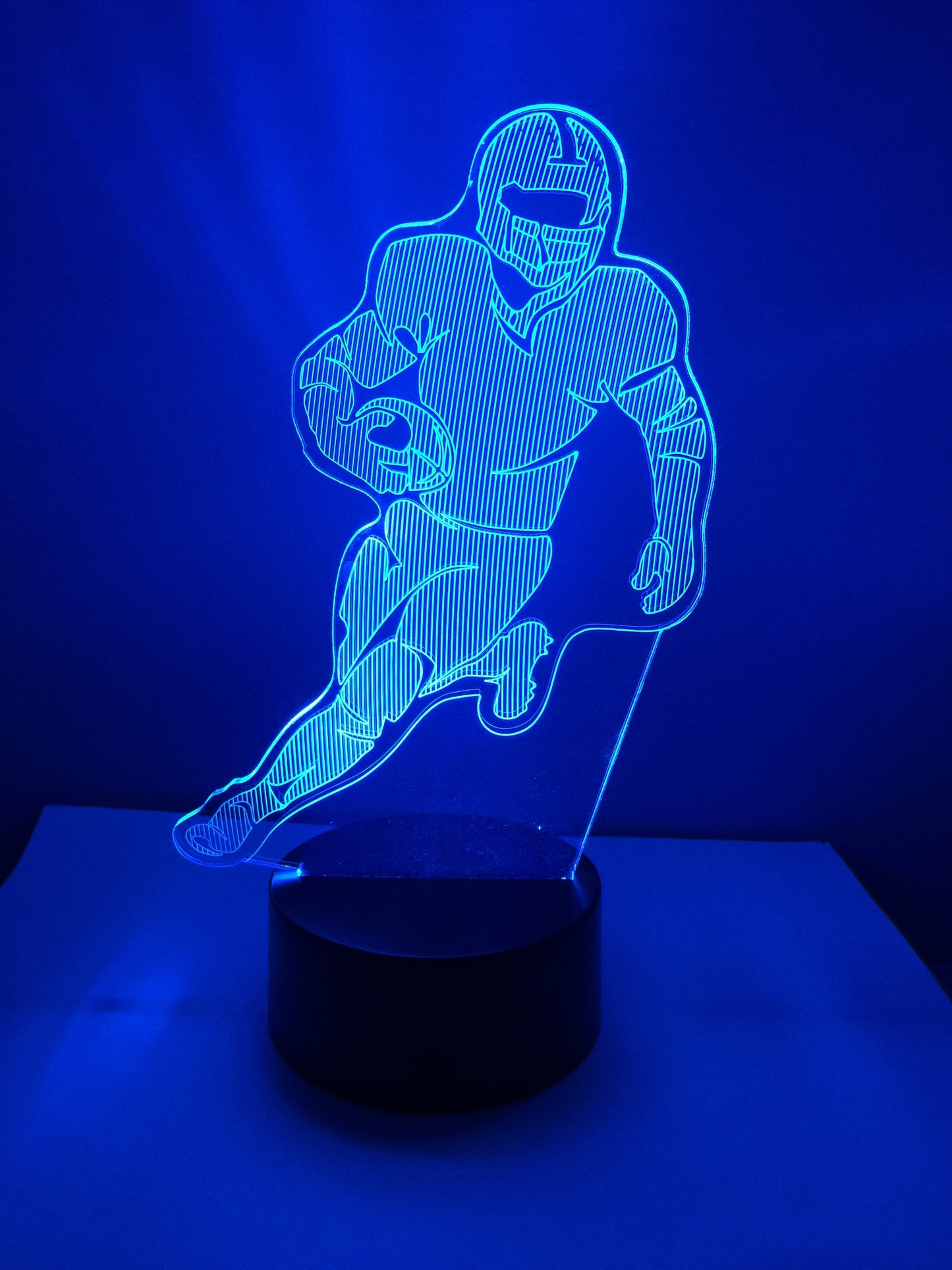 Lampe 3D DEL Joueur de Football