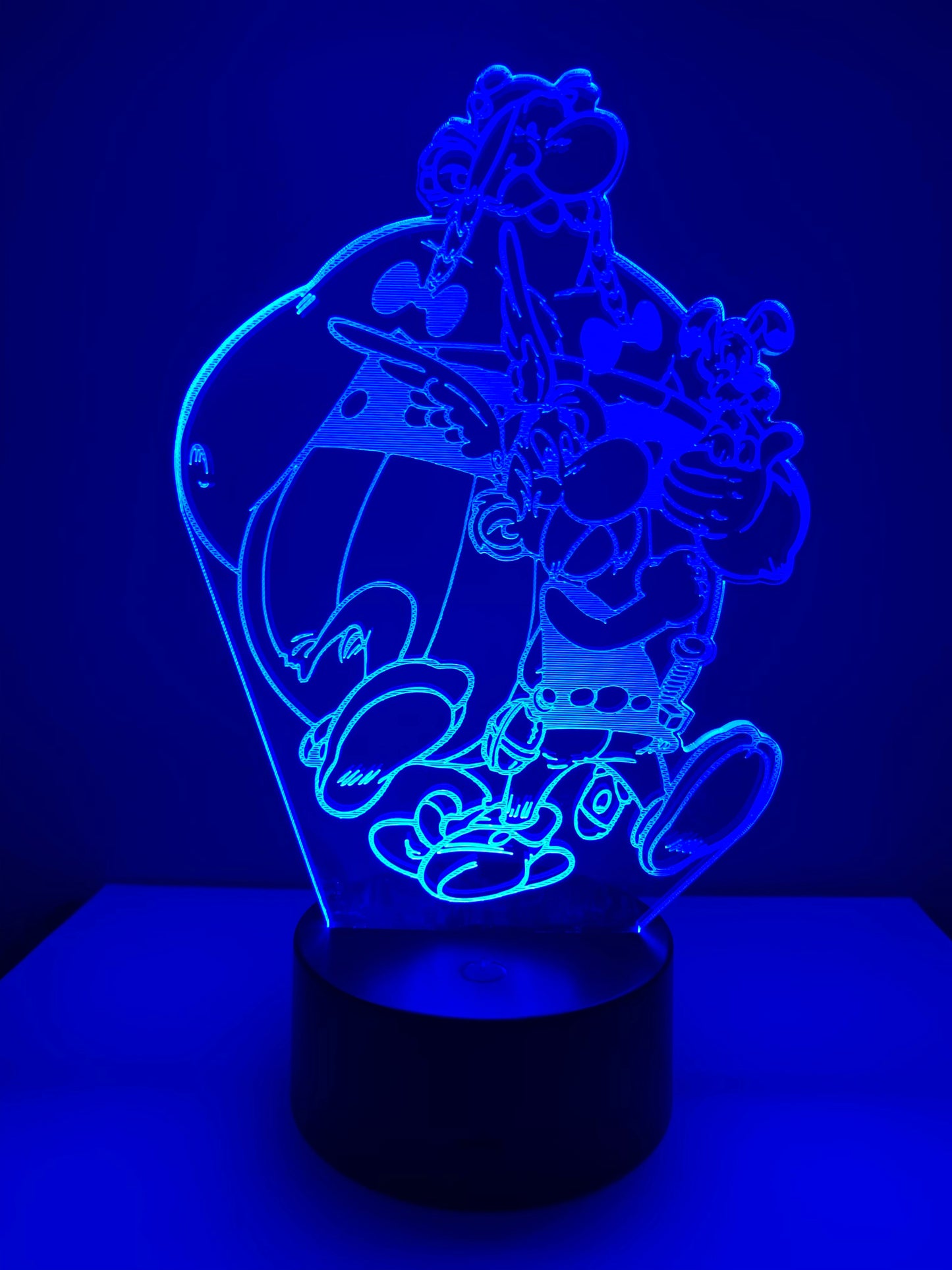 Lampe 3D DEL Asterix et Obelix