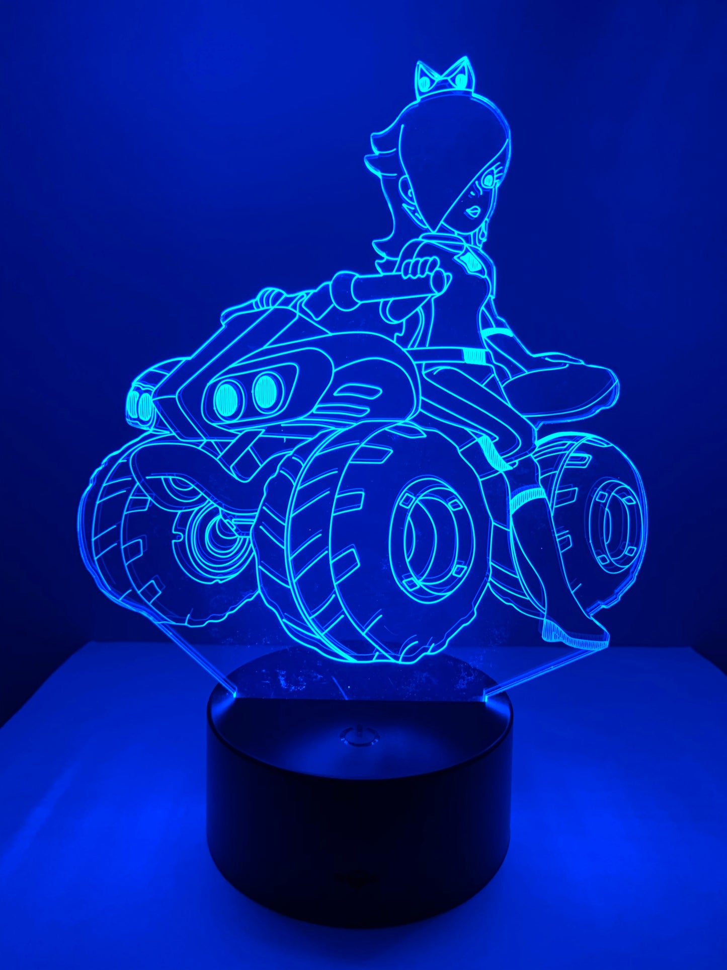 Lampe 3D DEL Princesse Rosalina Mario Kart