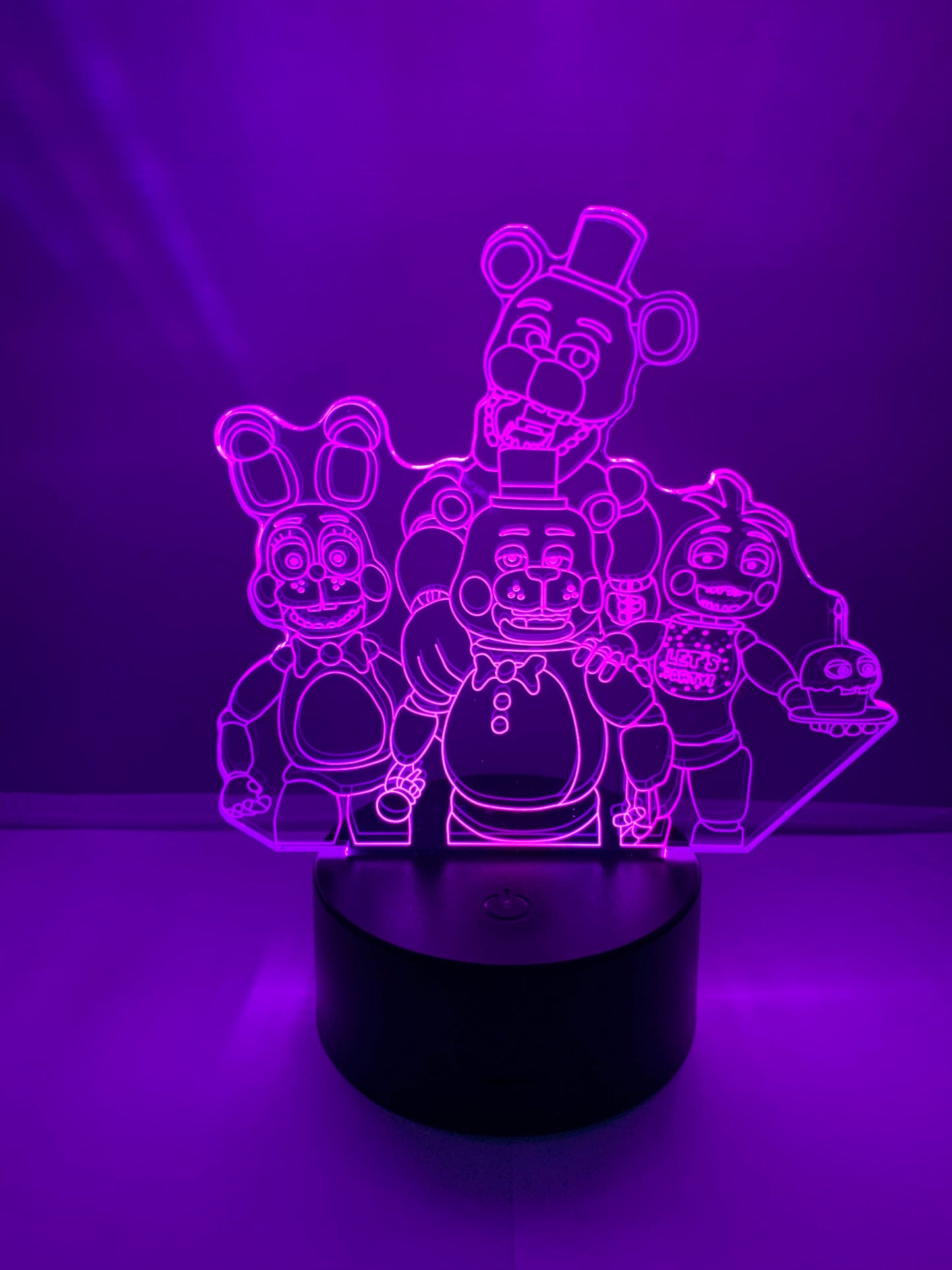 Lampe 3D DEL Freddy five nights at freddy's