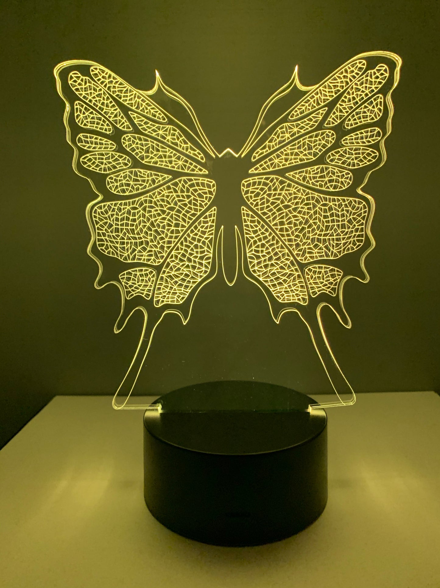 Lampe 3D DEL Papillon