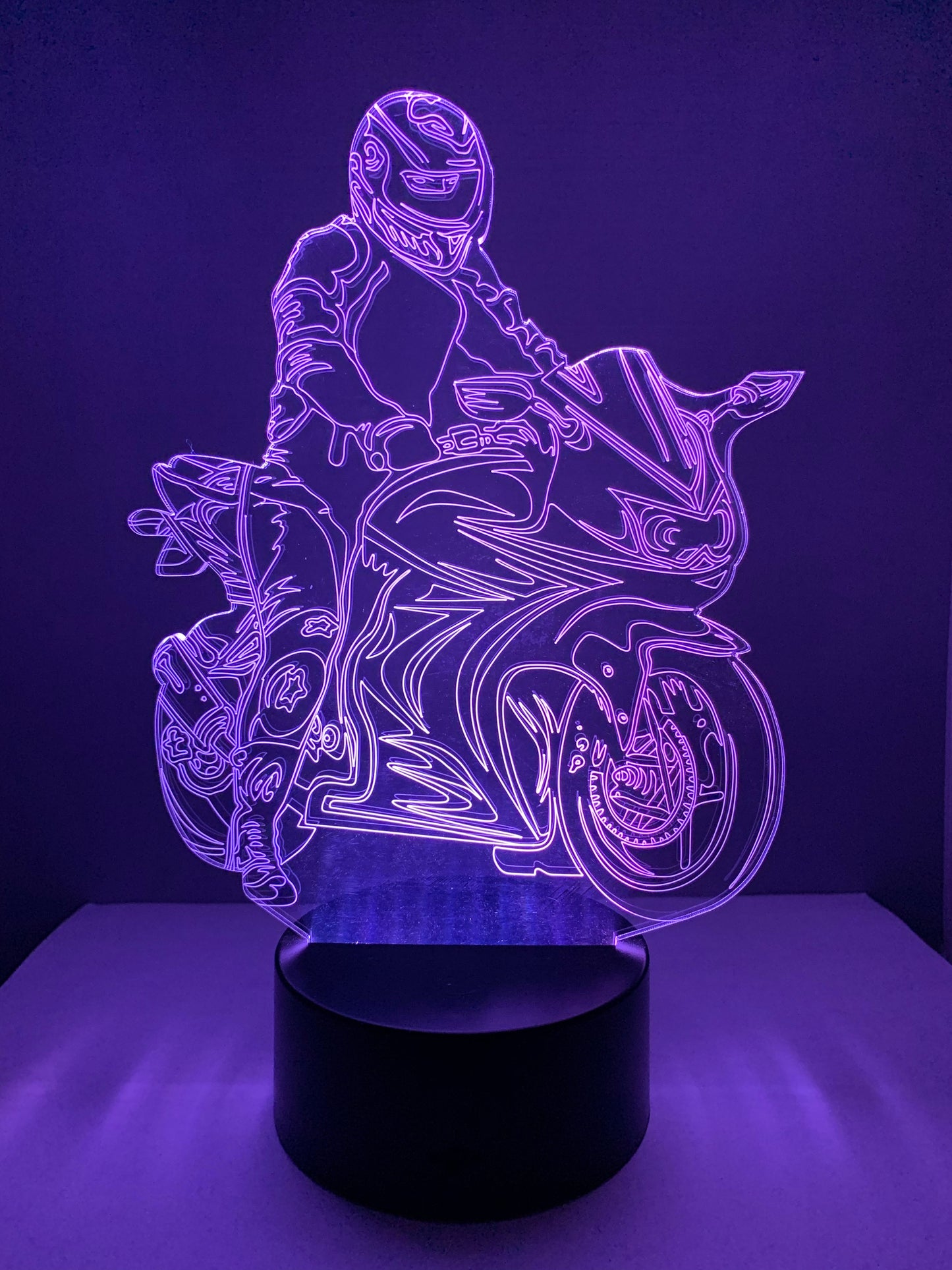Lampe 3D DEL Moto Sport