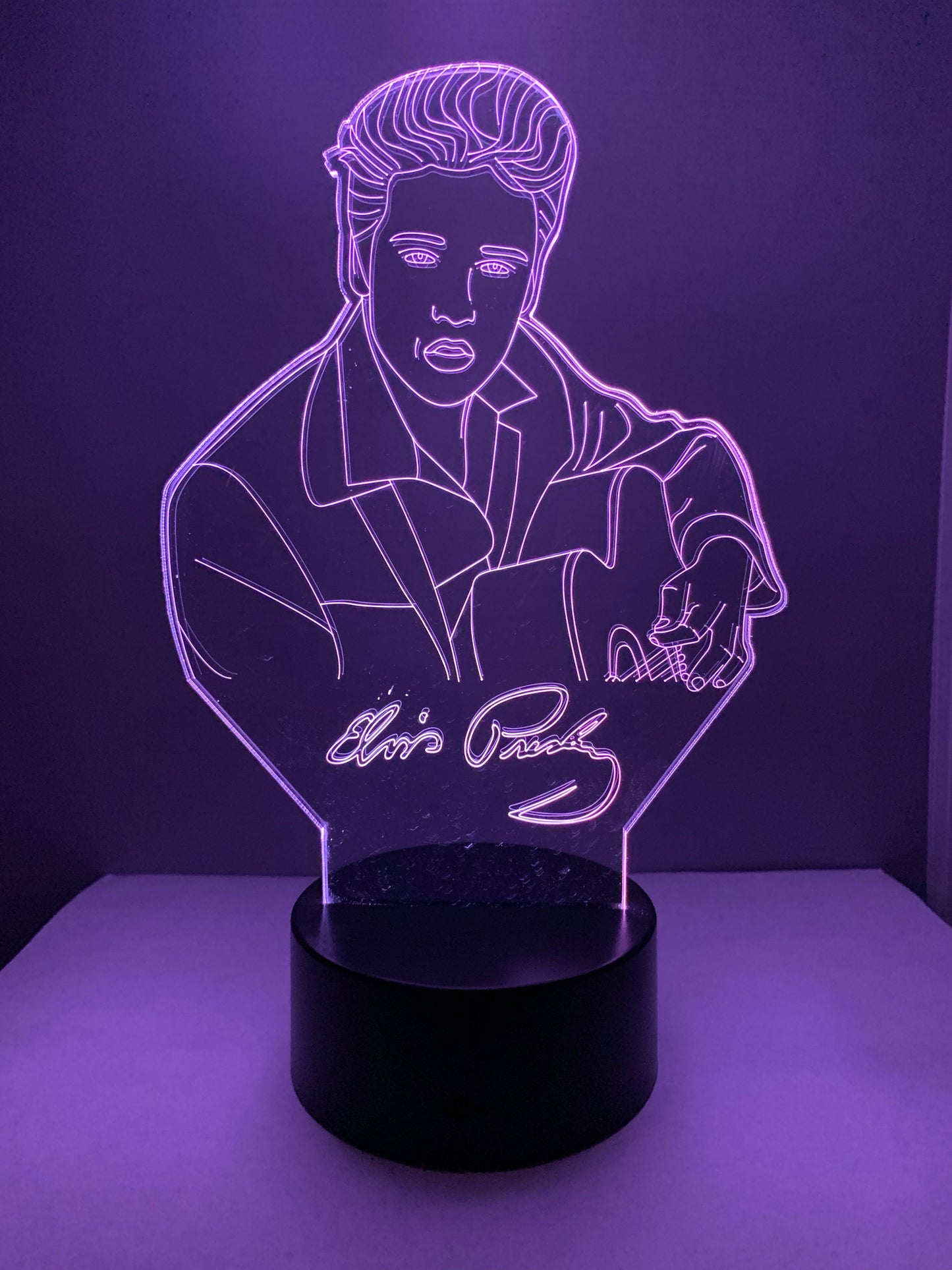Lampe 3D DEL Elvis Presley