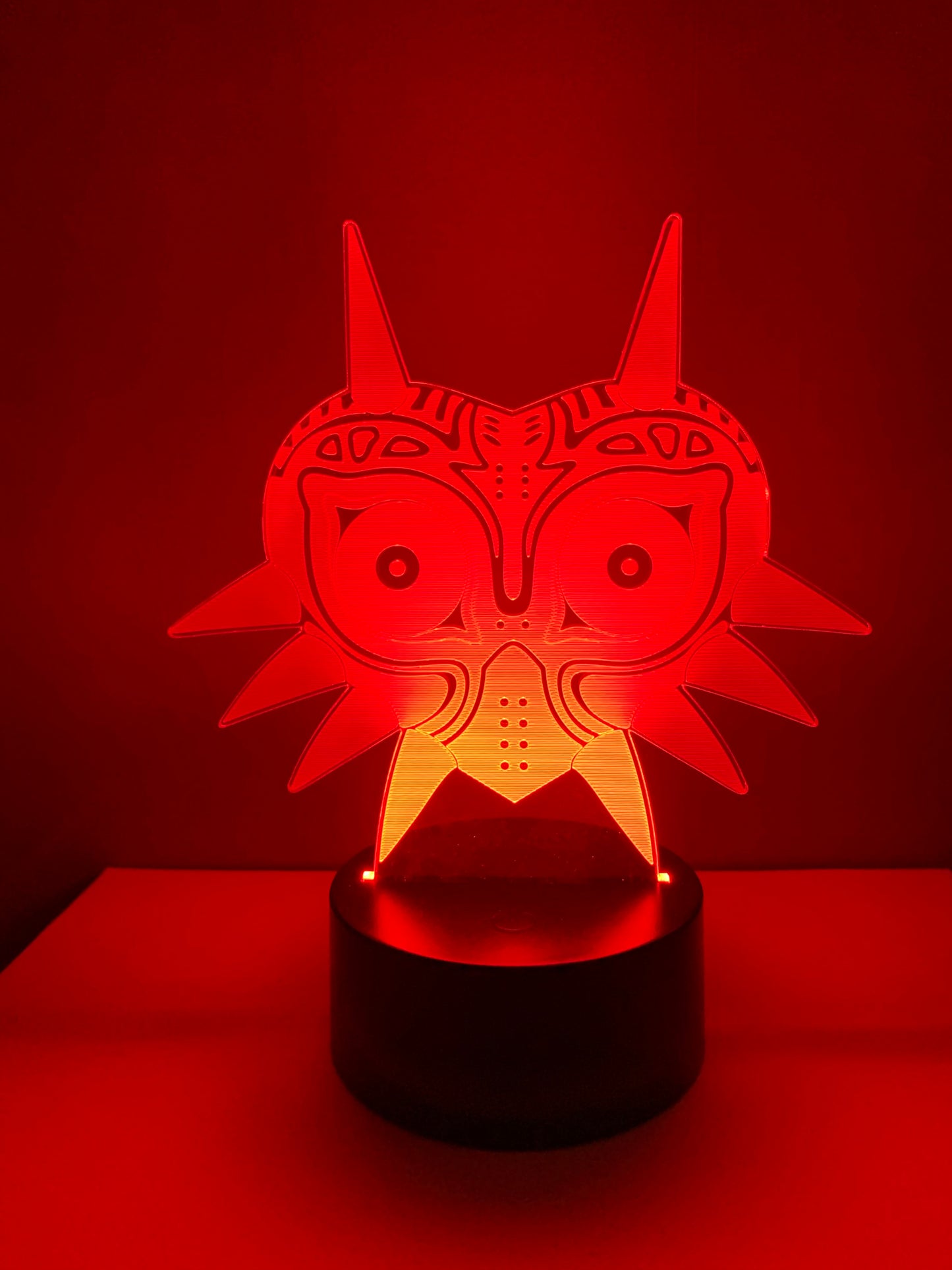 Lampe 3D DEL Zelda Majora Mask