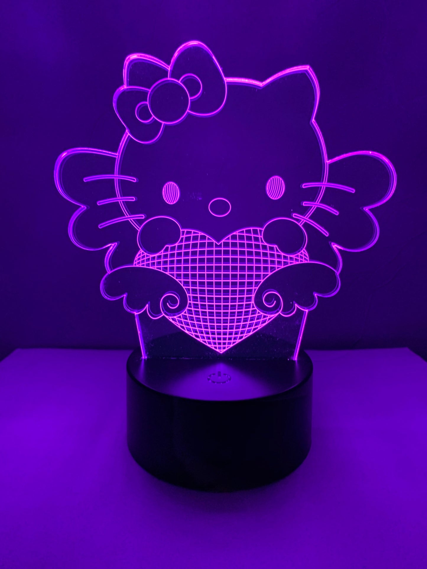 Lampe 3D DEL Chat Hello Kitty