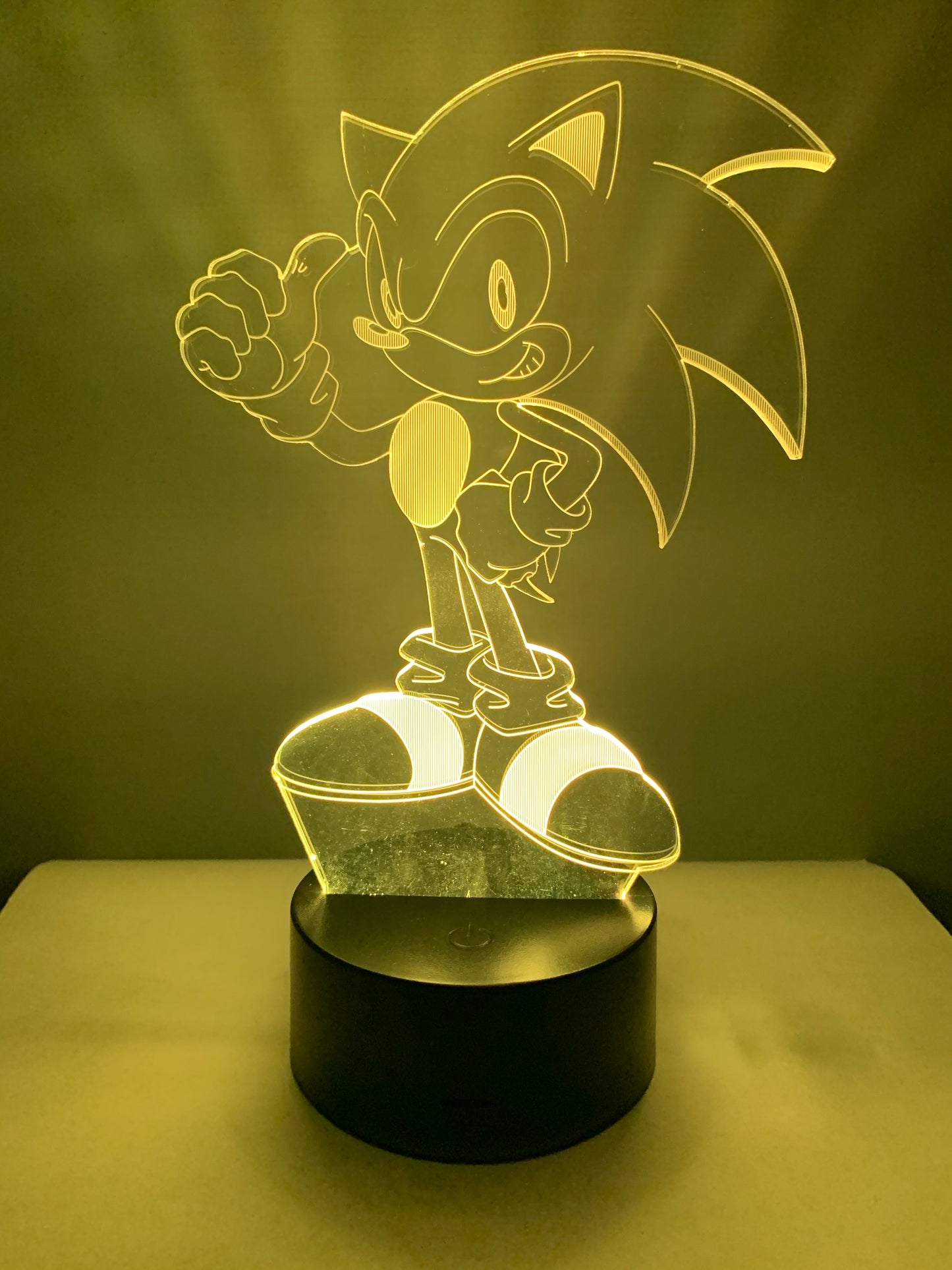 Lampe 3D DEL Sonic The Hedgehog