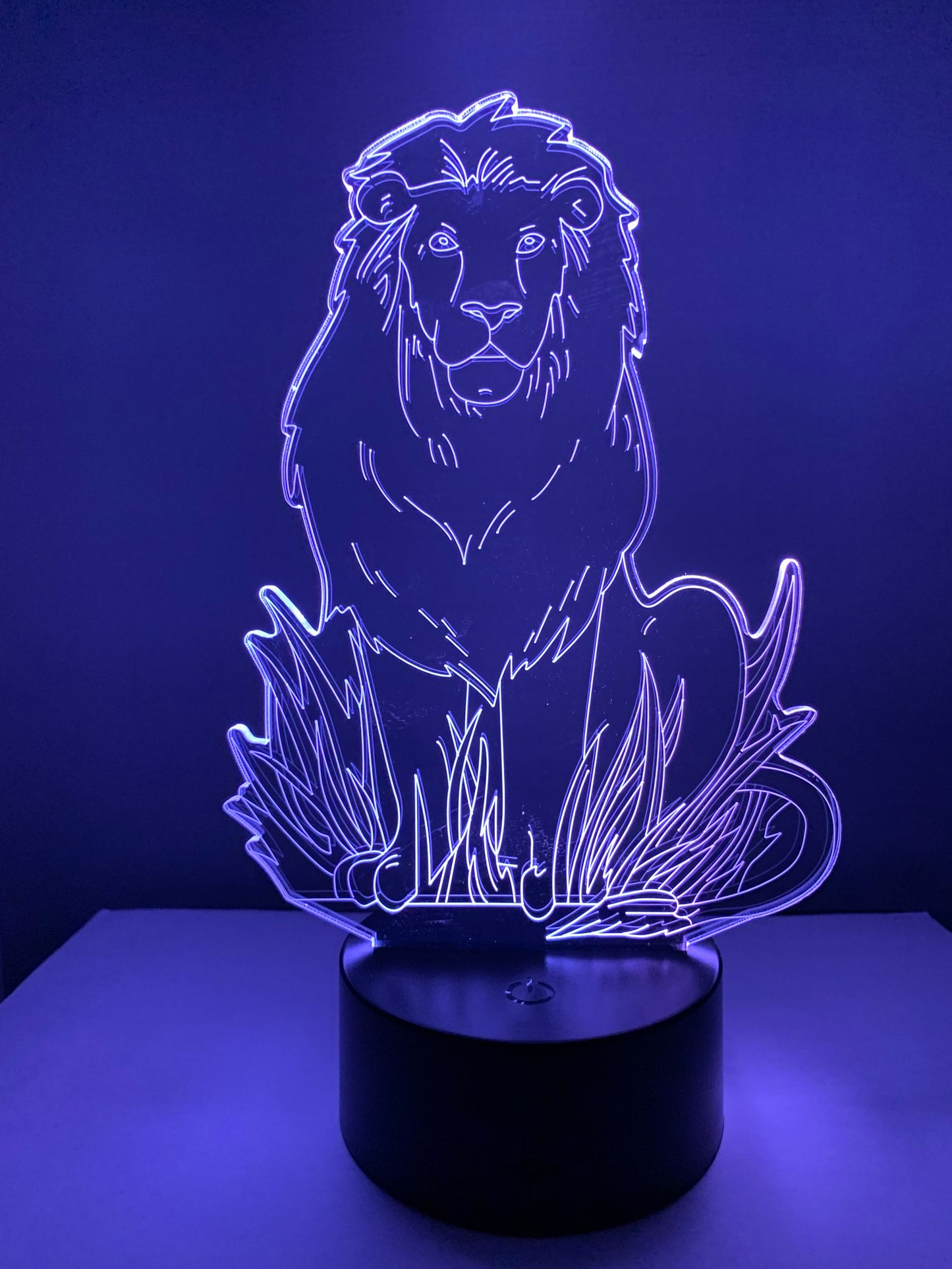 Lampe 3D DEL Lion