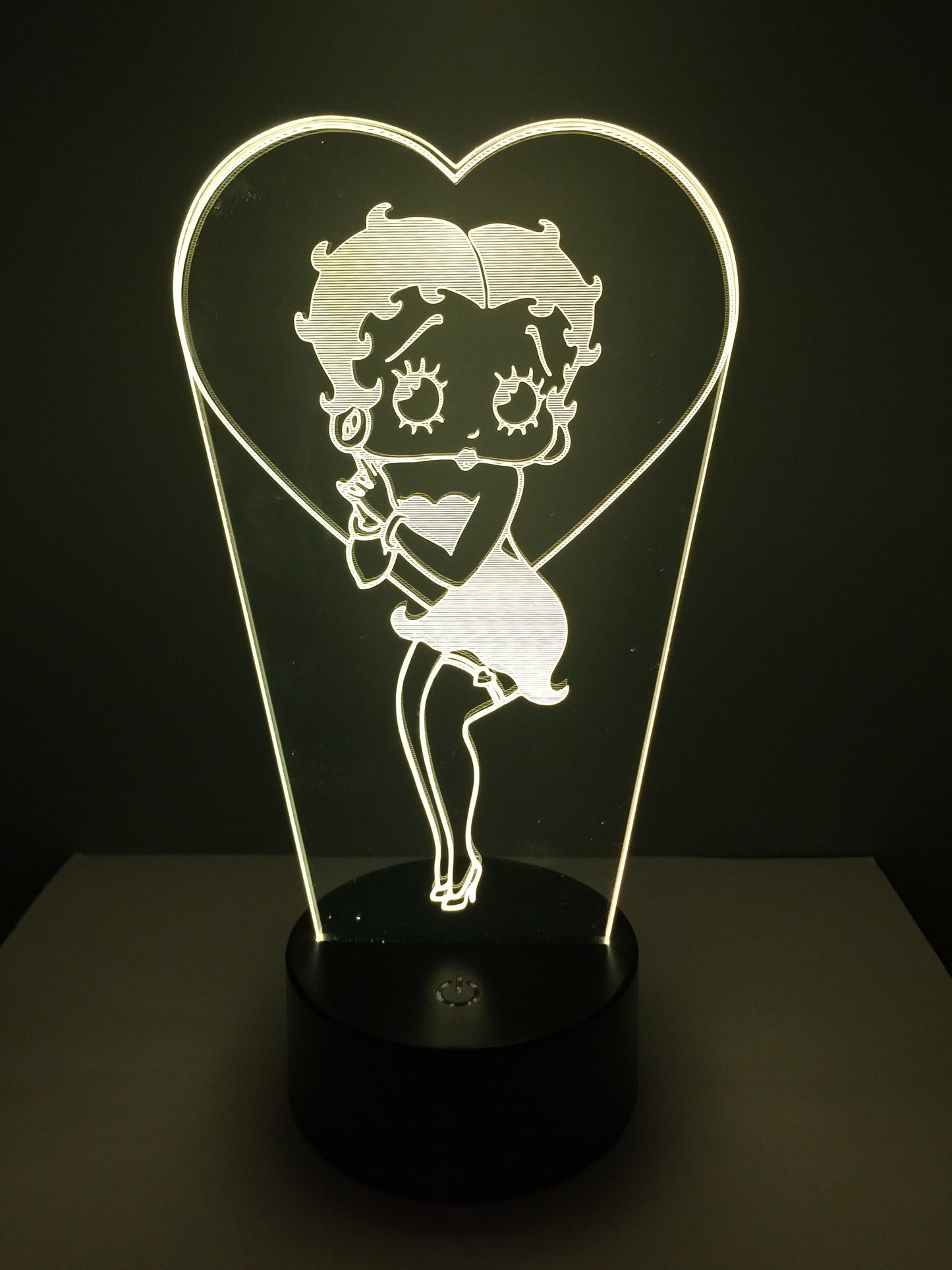 Lampe 3D DEL Betty Boop