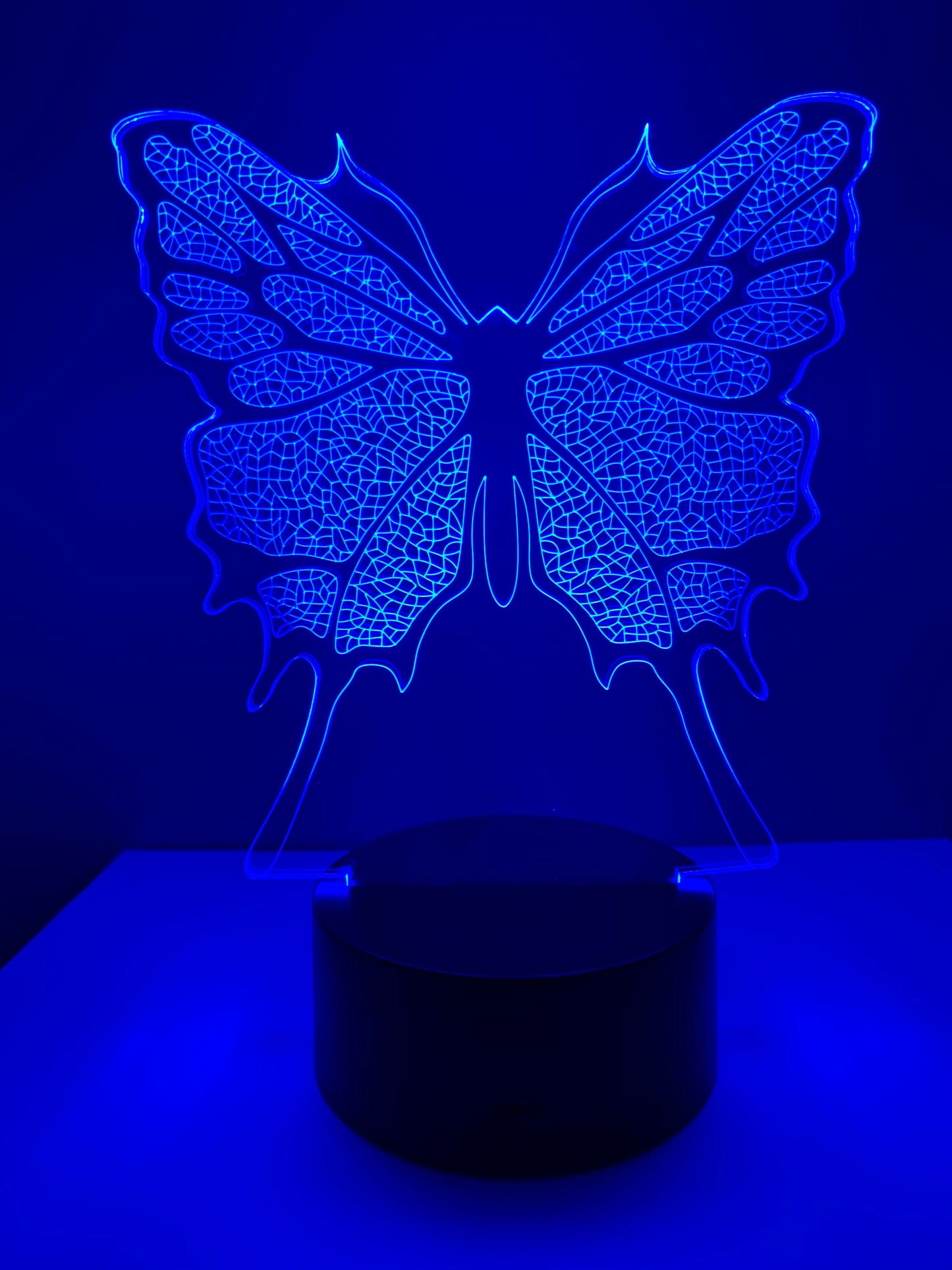 Lampe 3D DEL Papillon