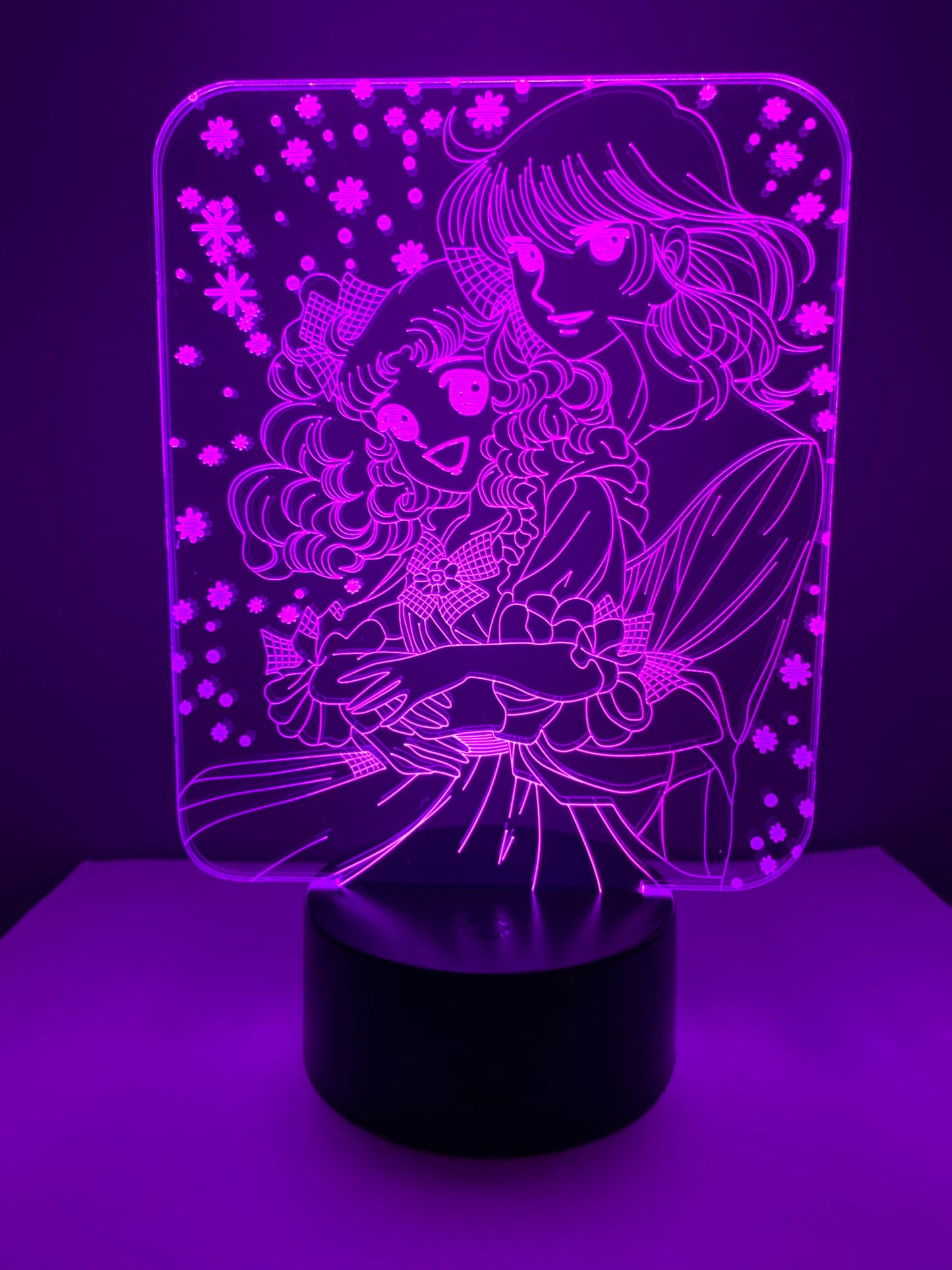 Lampe 3D DEL Candy et son prince