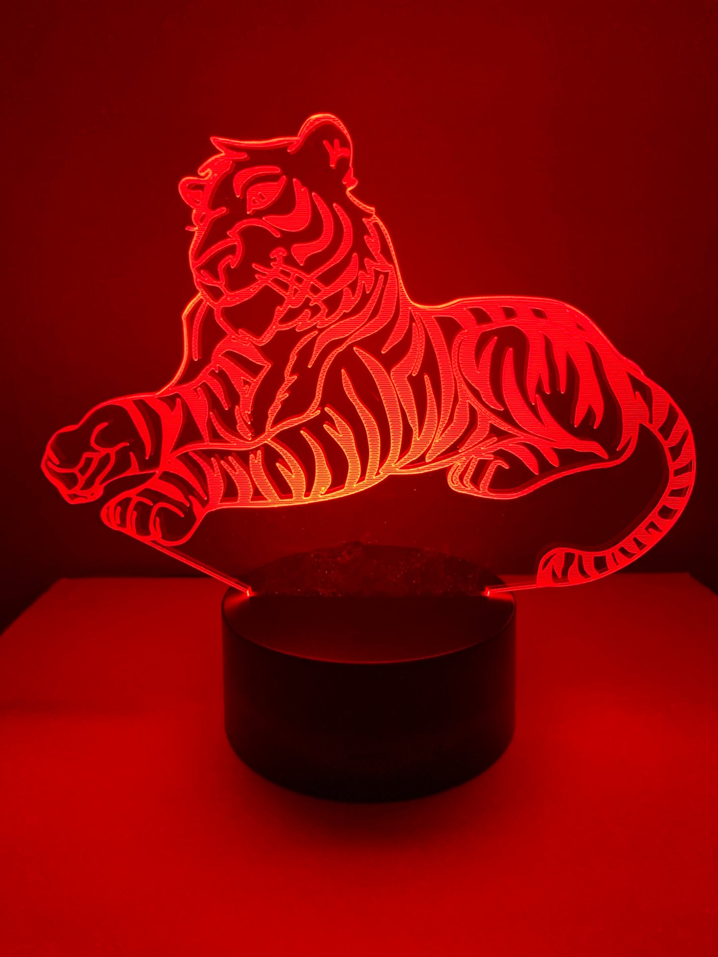 Lampe 3D DEL Tigre