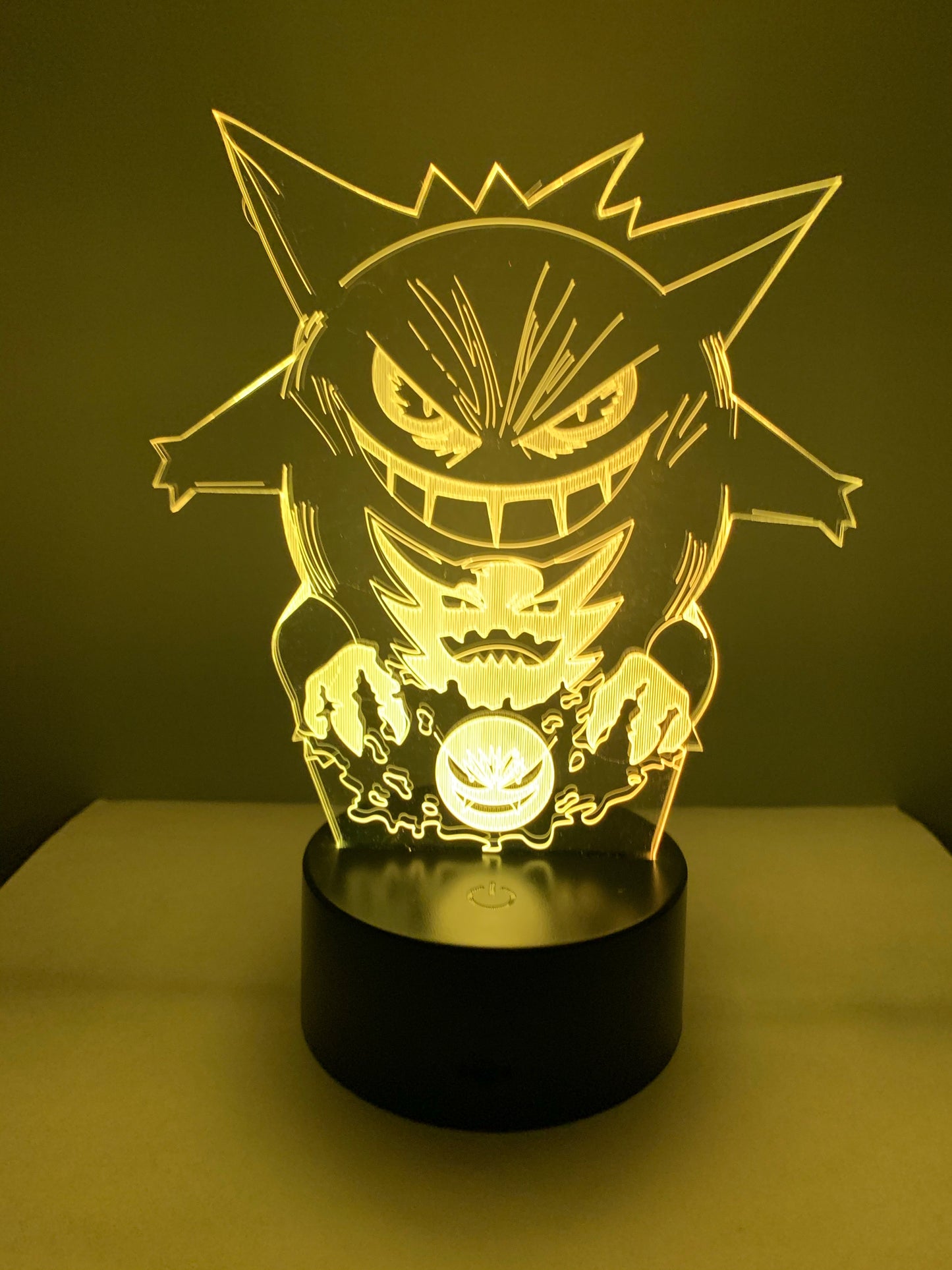 Lampe 3D DEL Gengar Pokemon