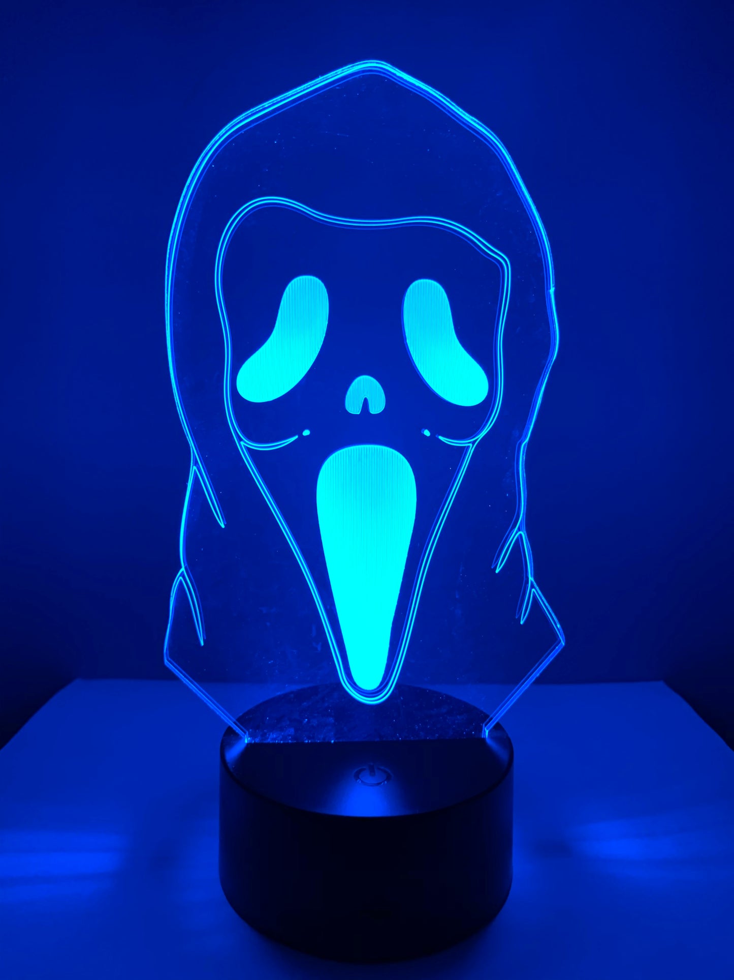 Lampe 3D DEL Masque de Frisson (Film Scream)