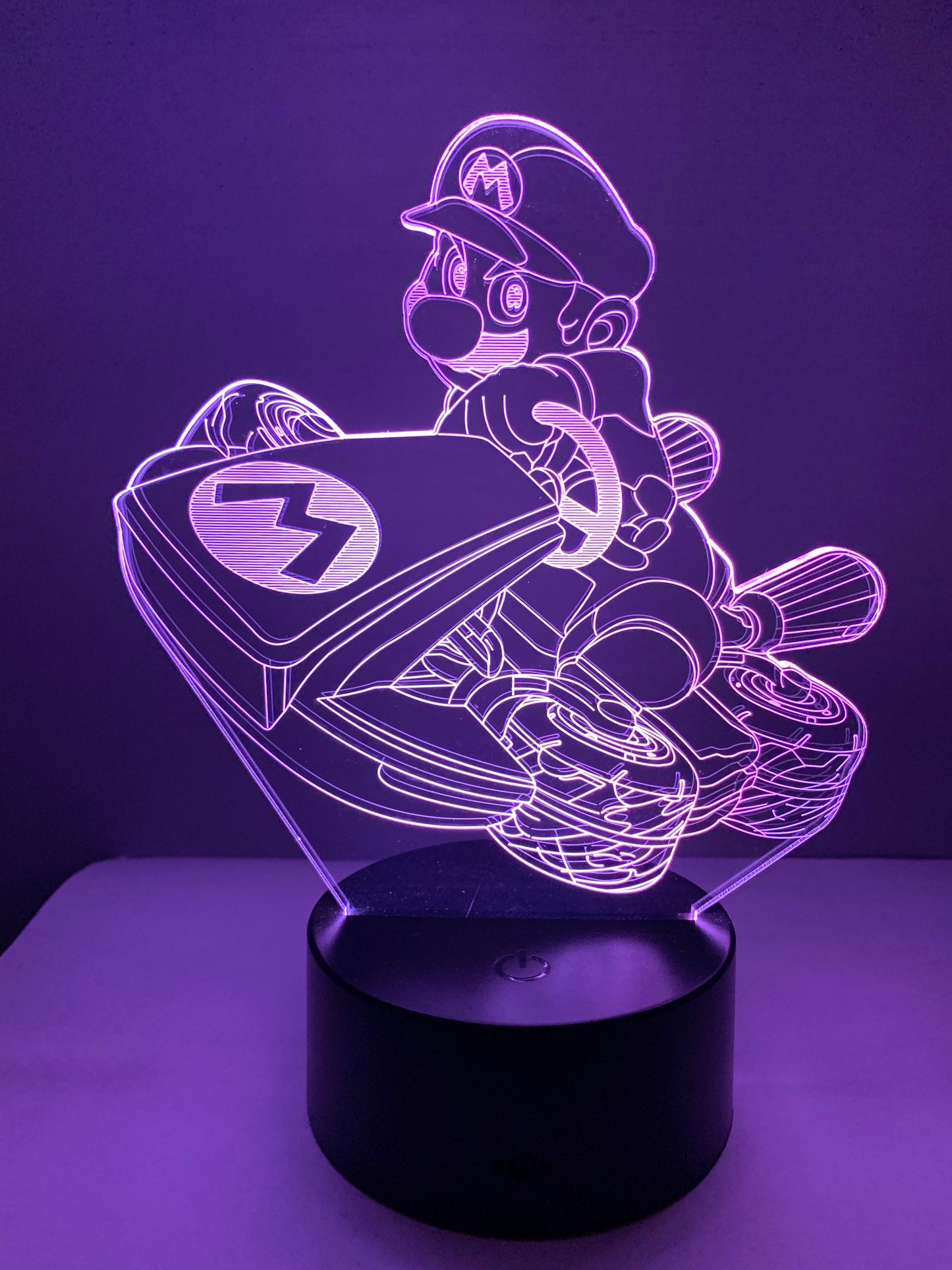 Lampe 3D DEL Mario Kart Super Mario