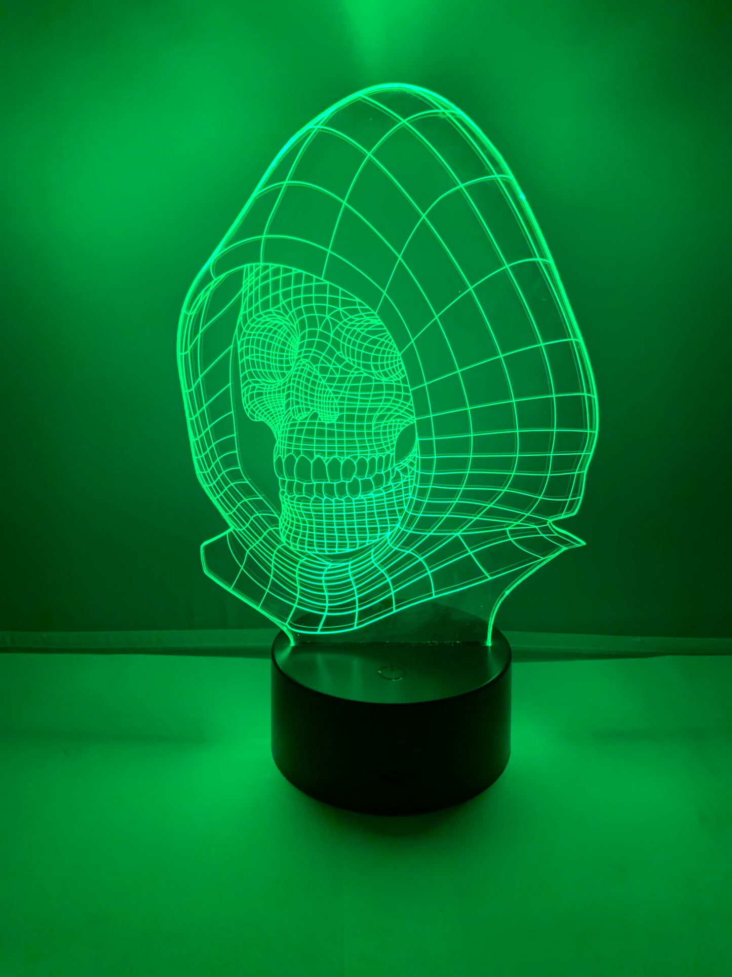 Lampe 3D DEL Crâne (Tête de mort)