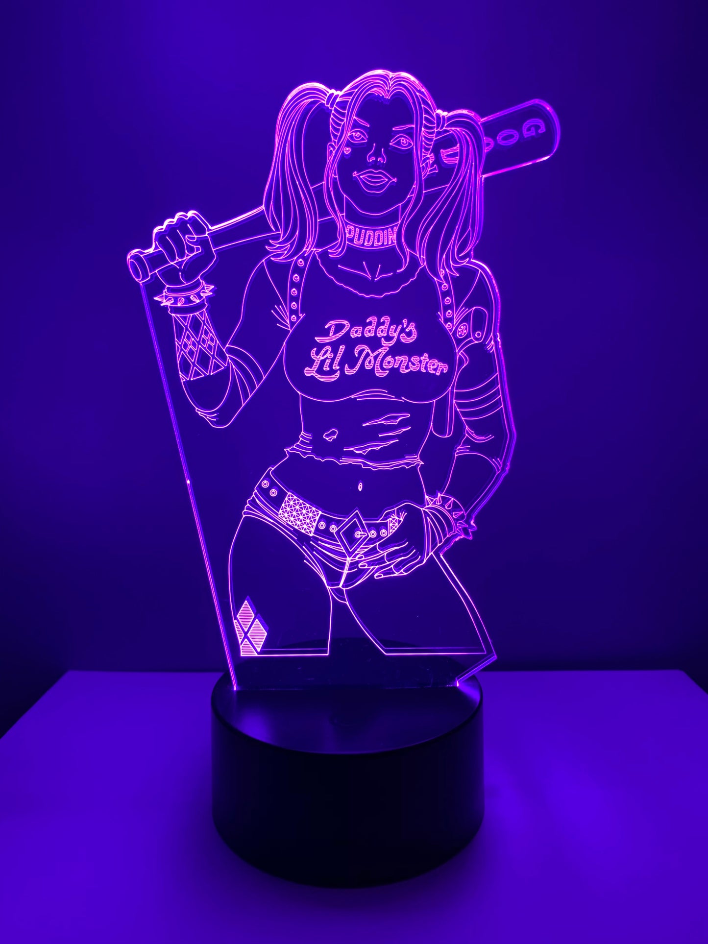Lampe 3D DEL Harley Quinn (Batman)
