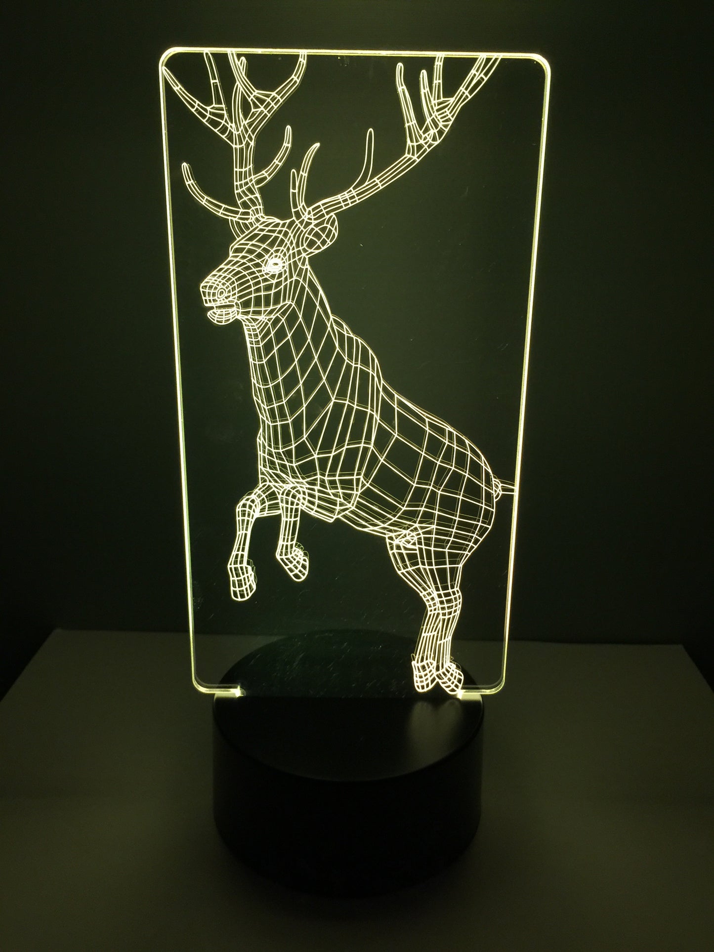 Lampe 3D DEL Chevreuil