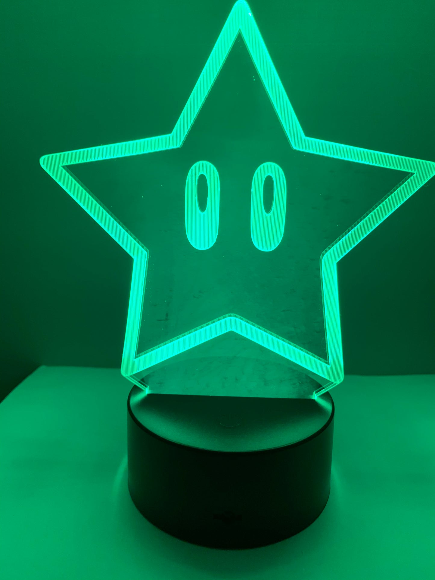 Lampe 3D DEL Étoile Super Mario