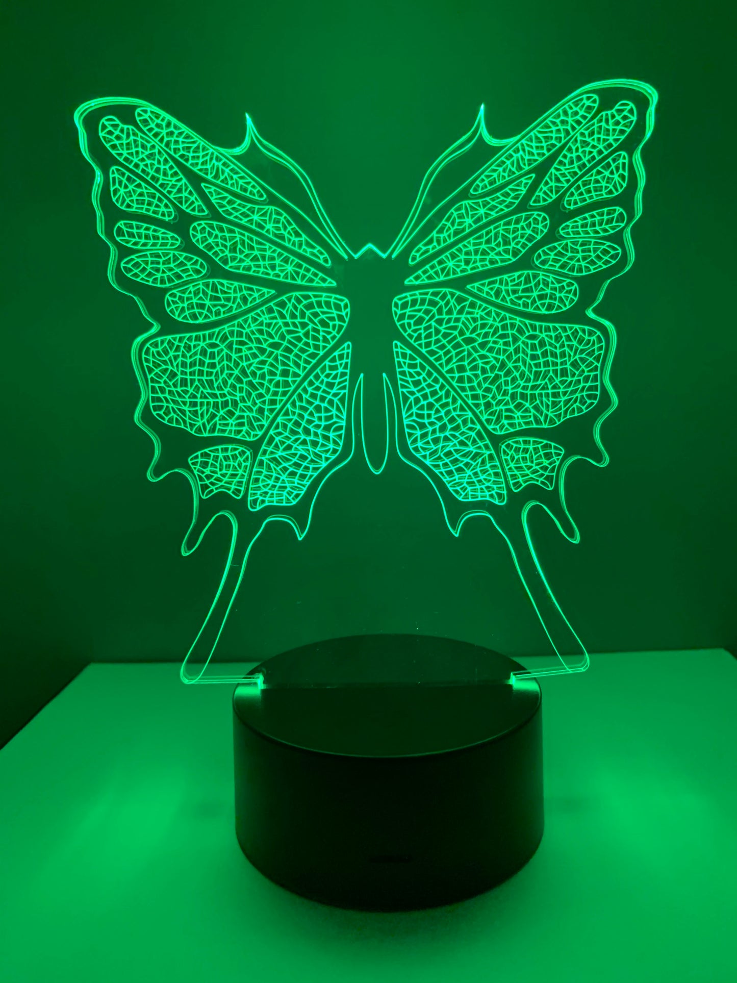 Lampe 3D DEL Papillon