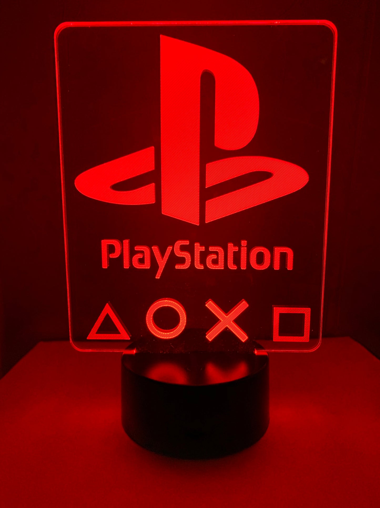 Lampe 3D DEL Logo Playstation