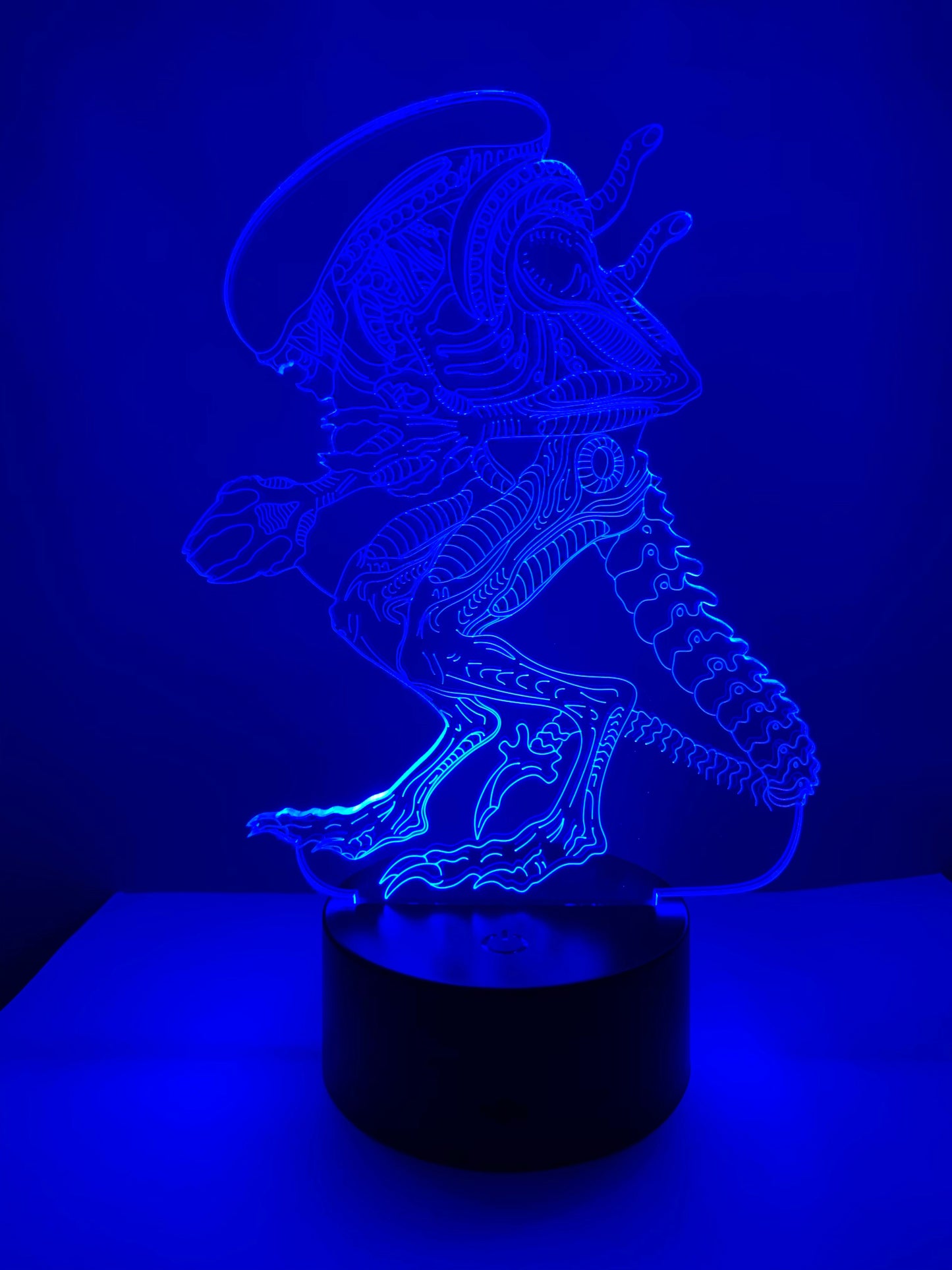 Lampe 3D DEL Alien