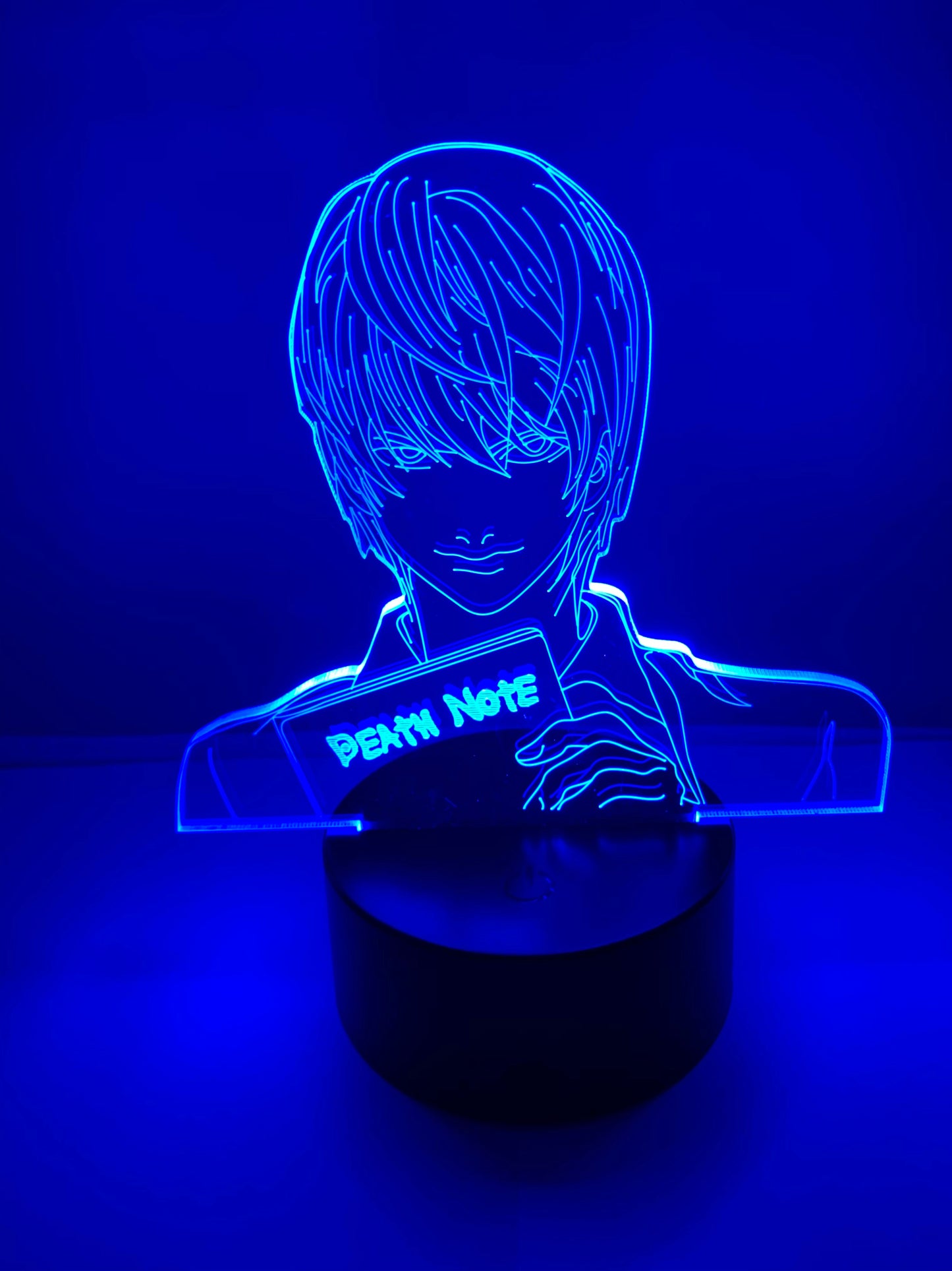 Lampe 3D DEL Death Notes