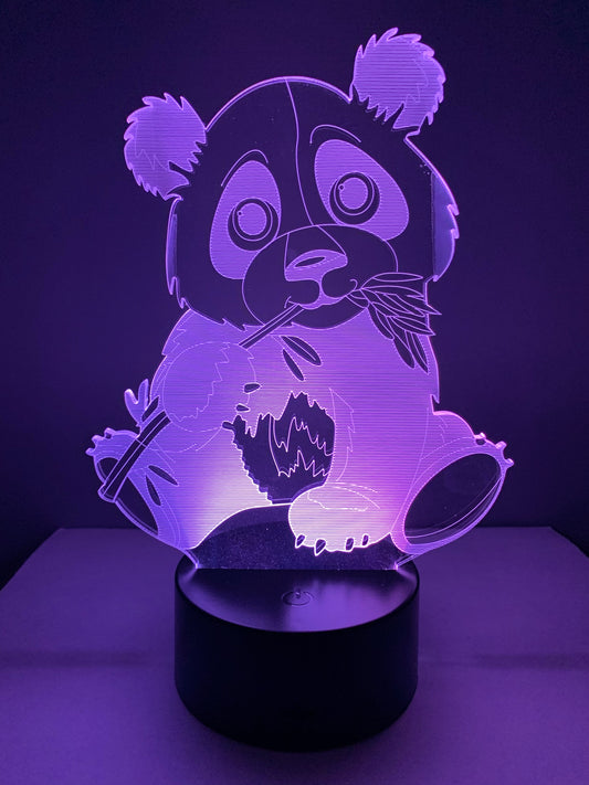 Lampe 3D DEL Joli Petit Panda