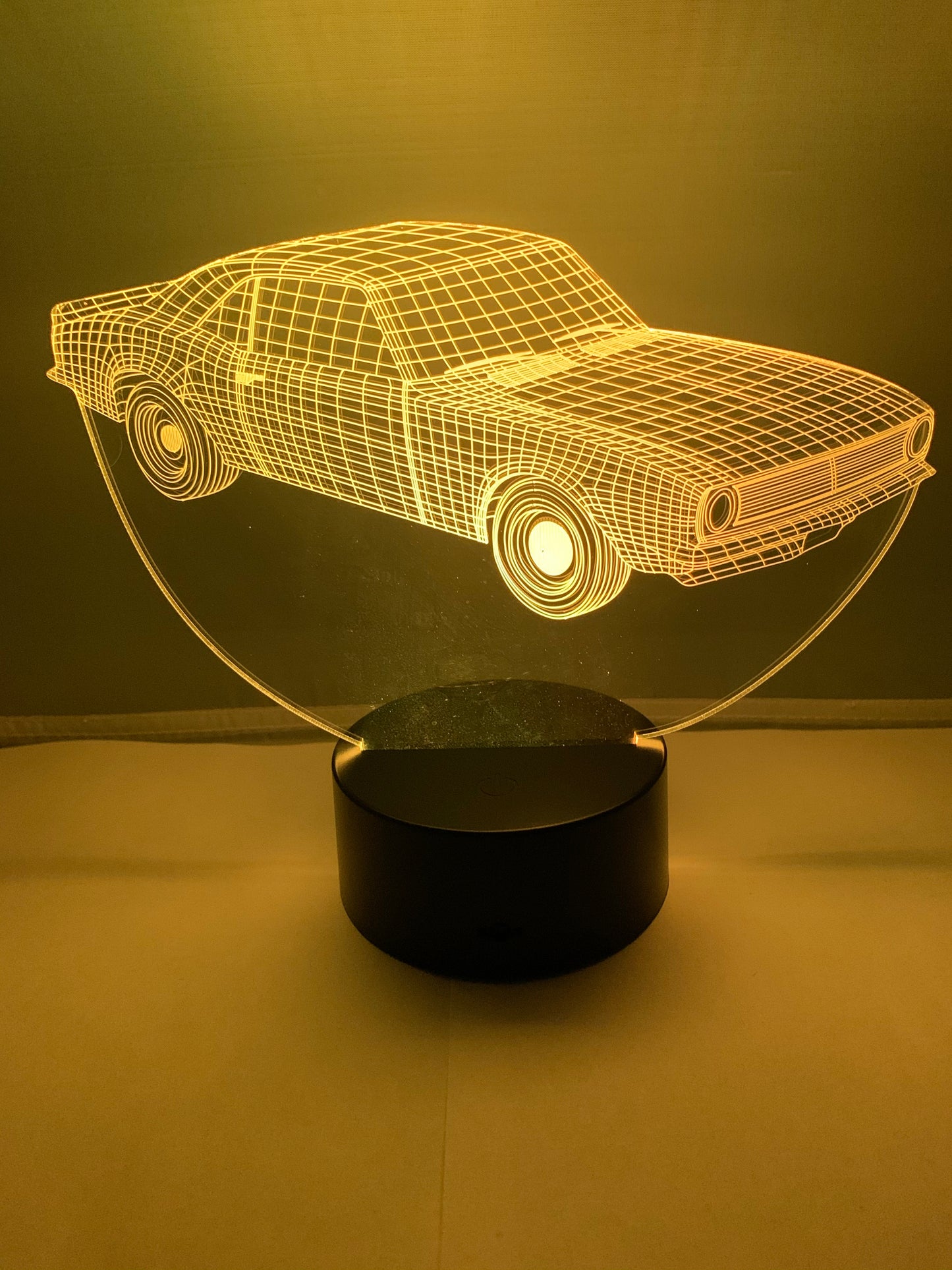 Lampe 3D DEL Auto Rétro