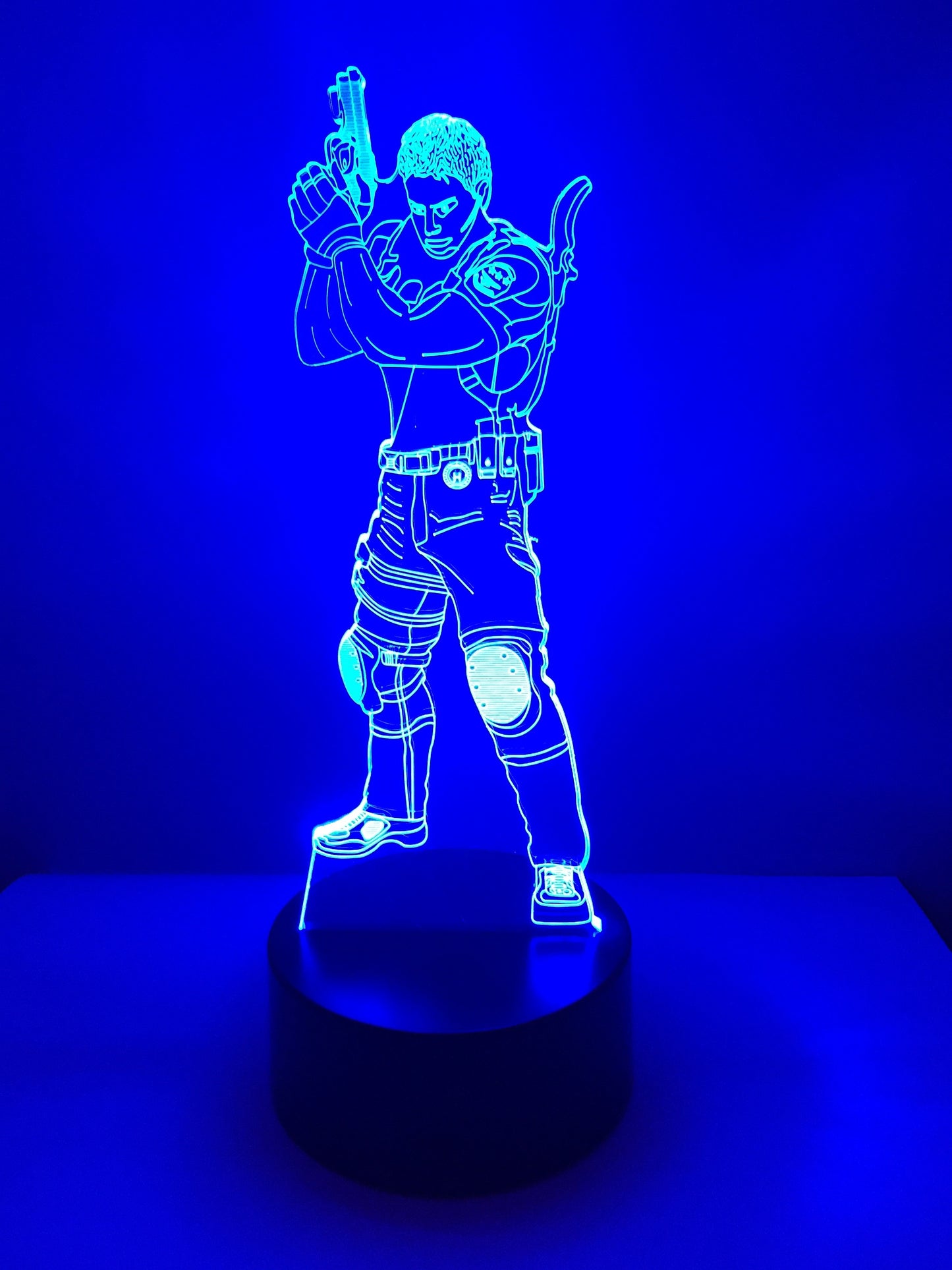 Lampe 3D DEL Chris Resident Evil