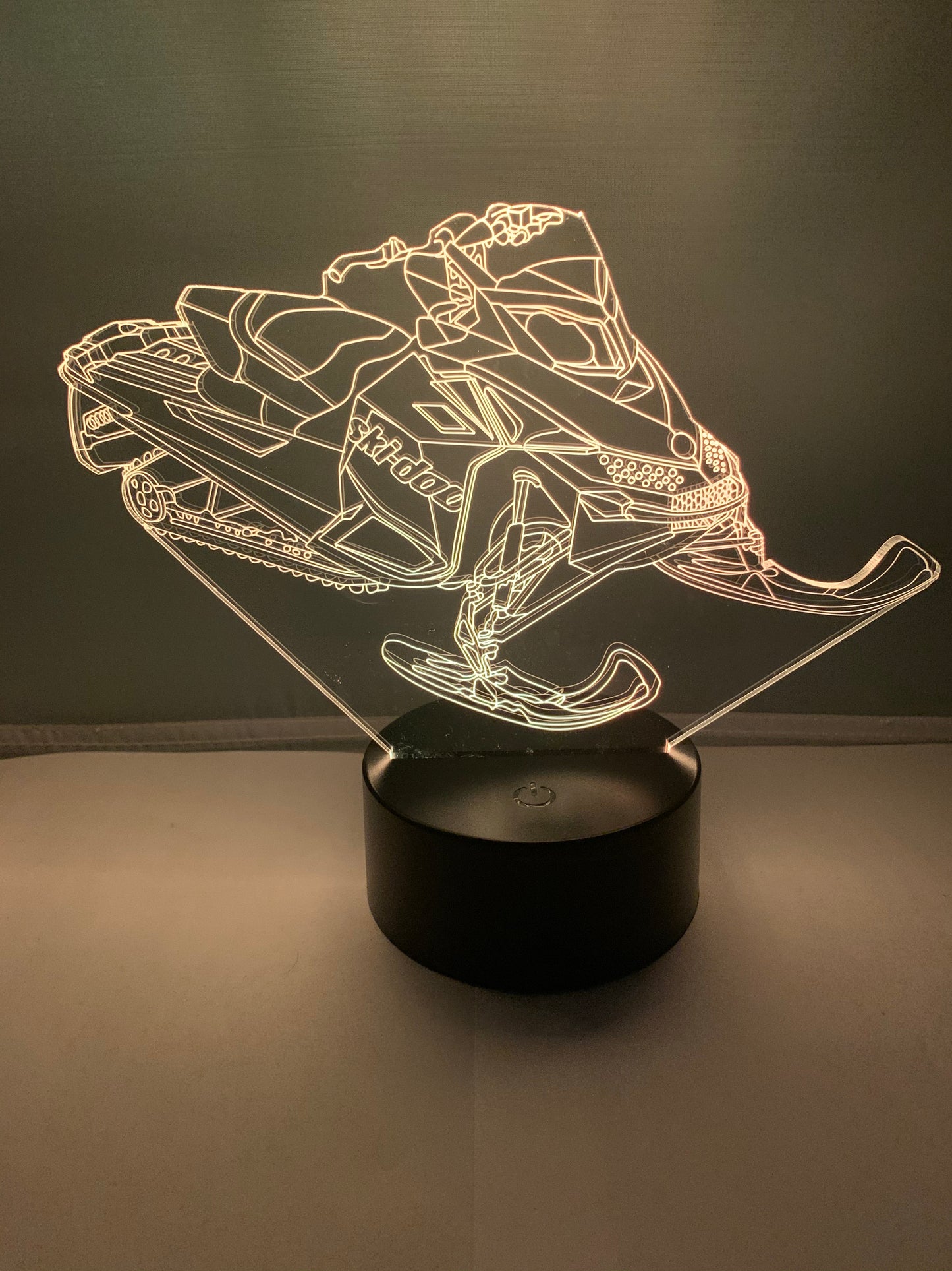 Lampe 3D DEL Motoneige Ski Doo