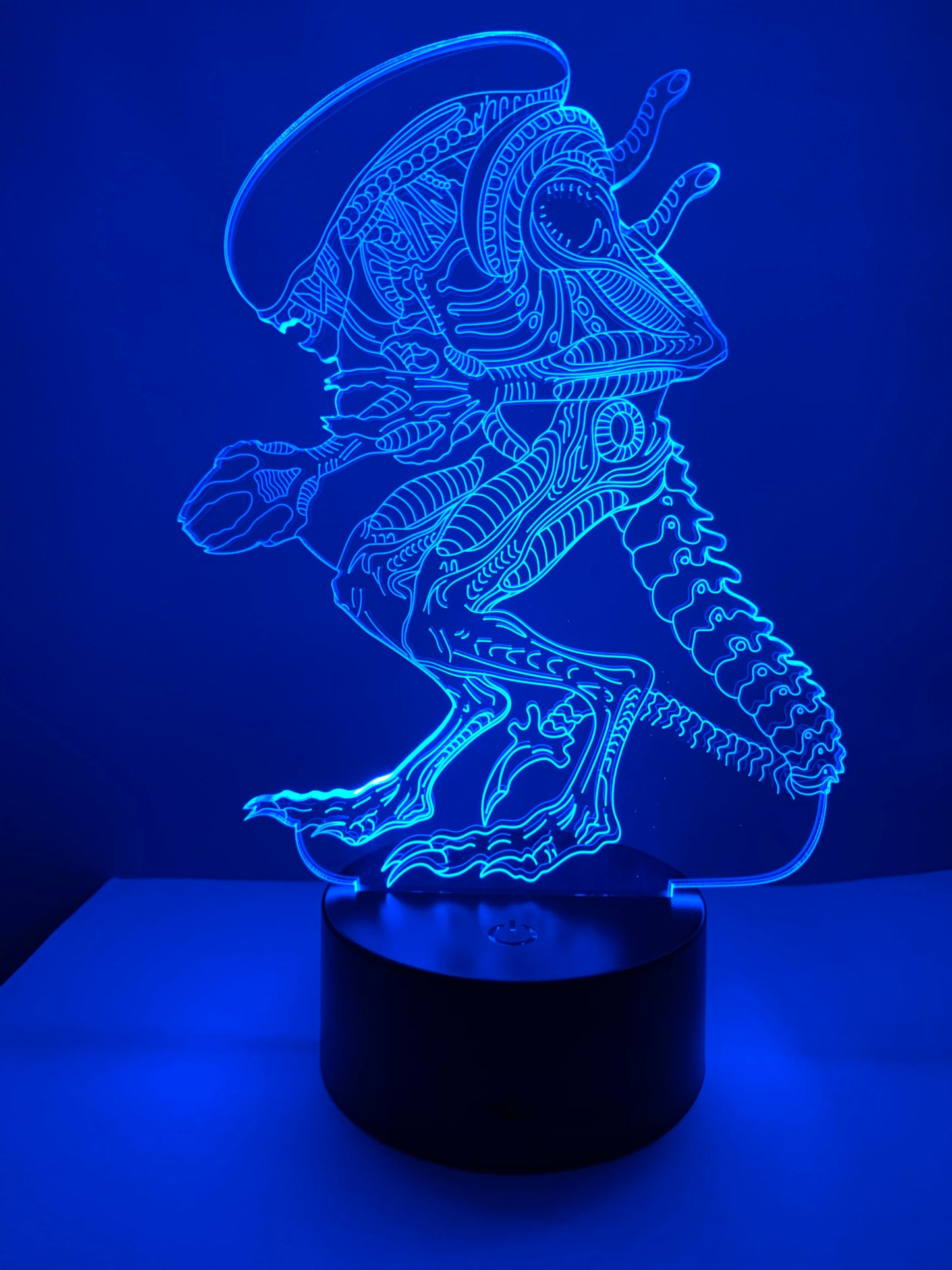 Lampe 3D DEL Alien