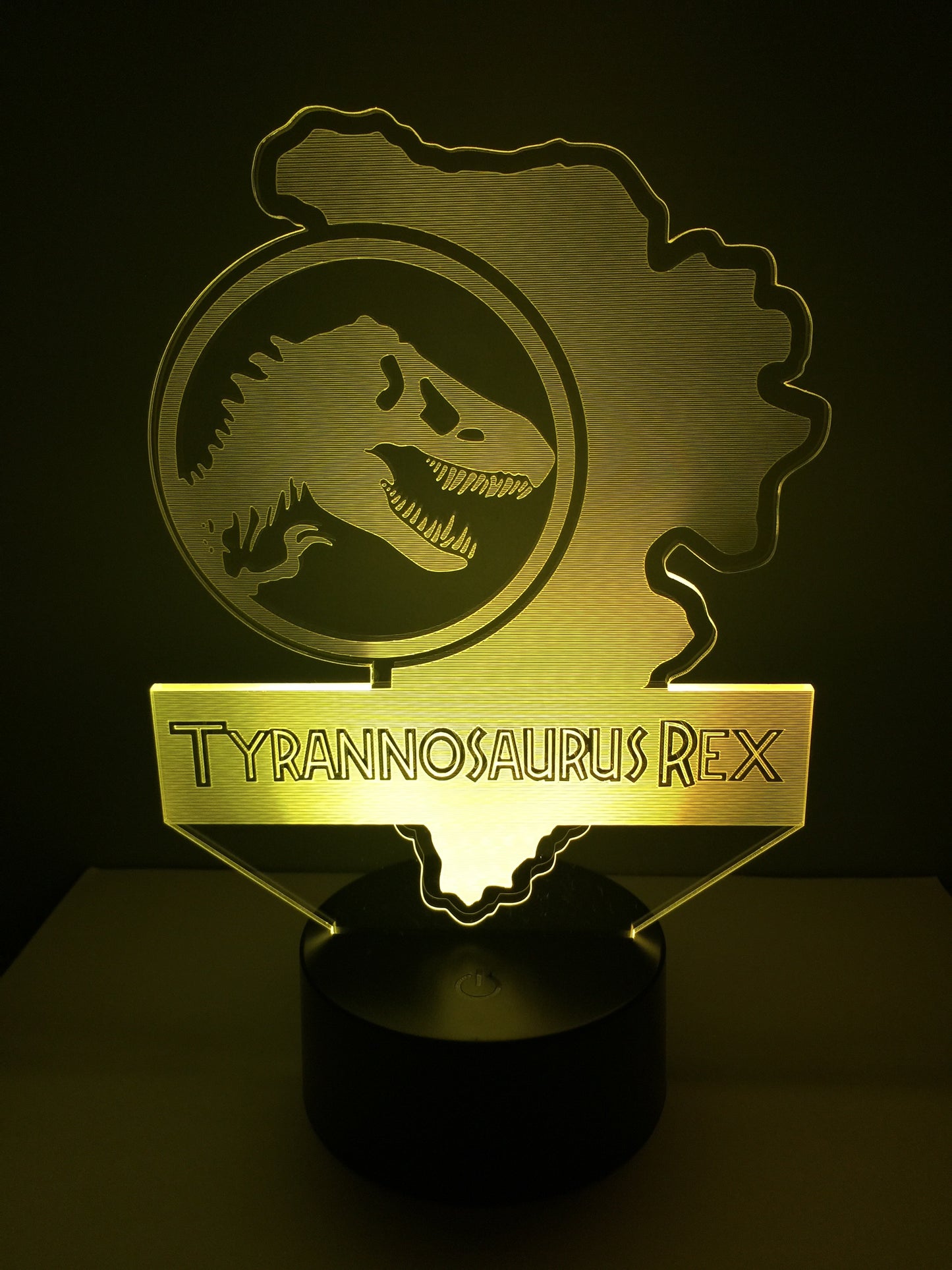 Lampe 3D DEL Jurassic Park (Dinosaure)