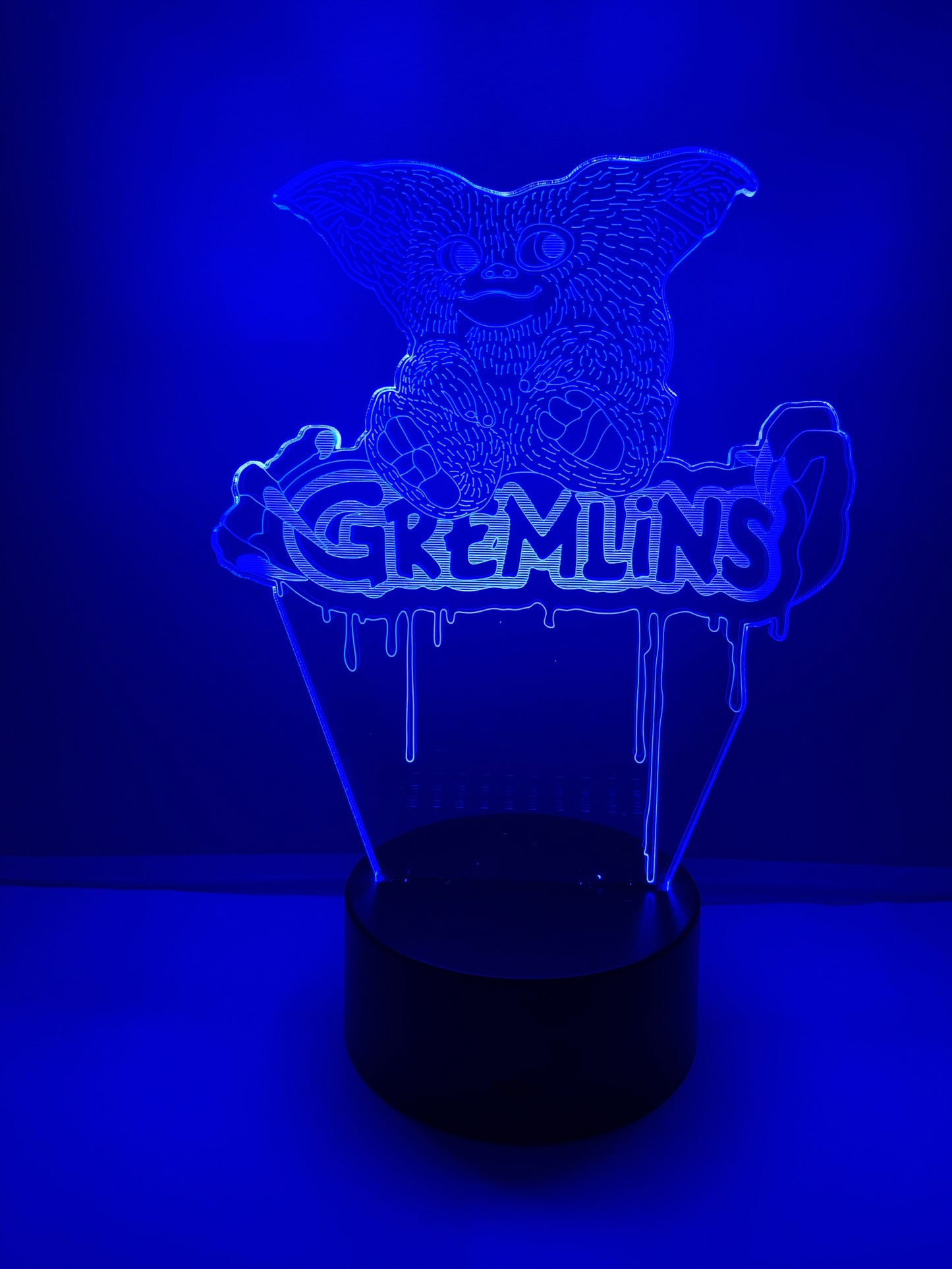 Lampe 3D DEL Les Gremlins