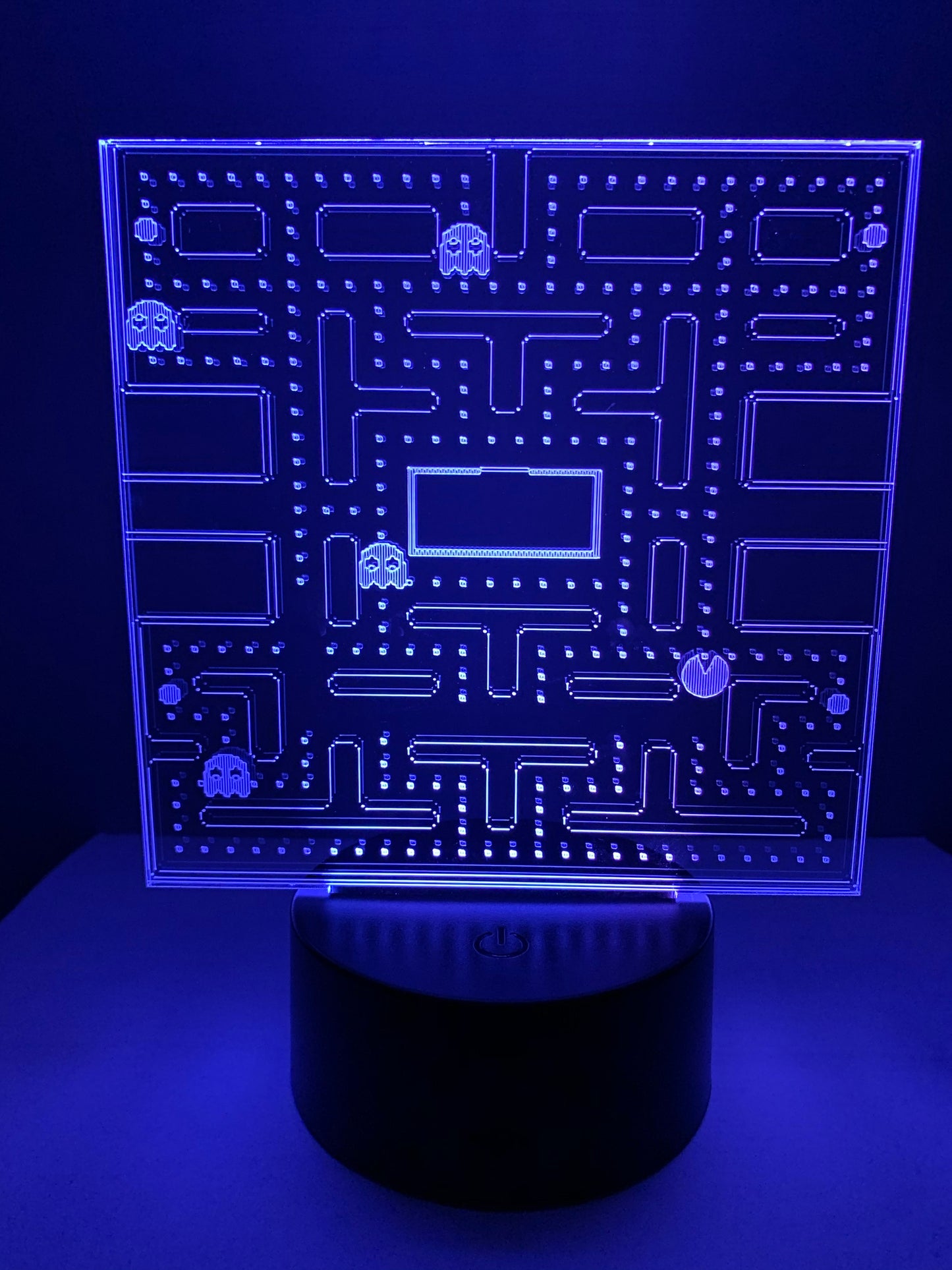 Lampe 3D DEL Pac Man Arcade