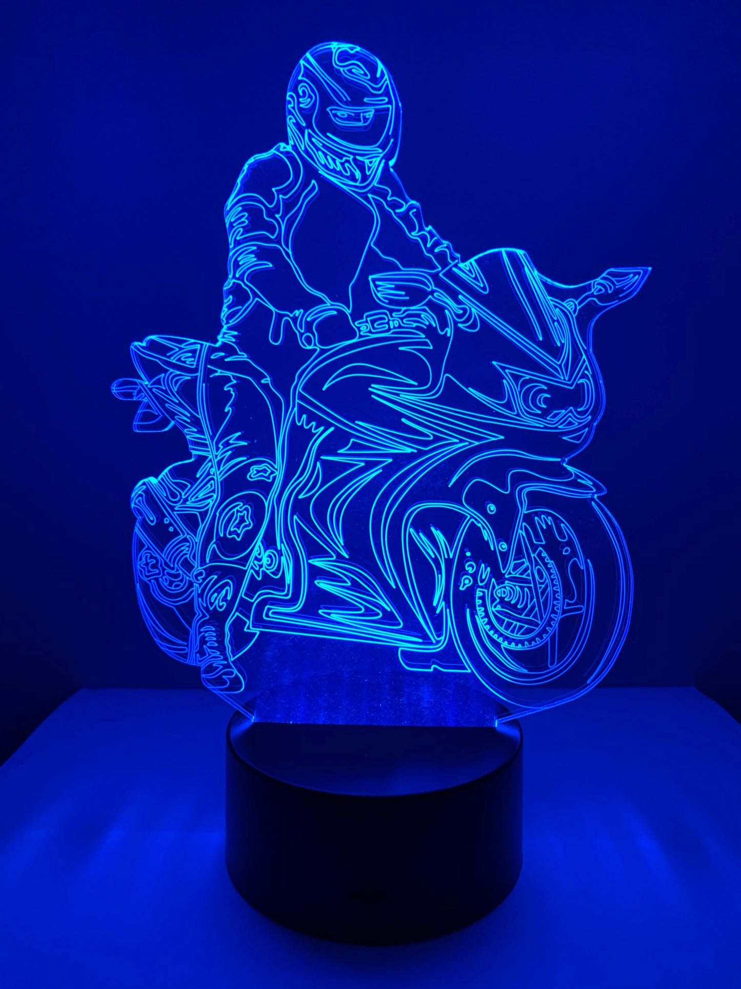 Lampe 3D DEL Moto Sport