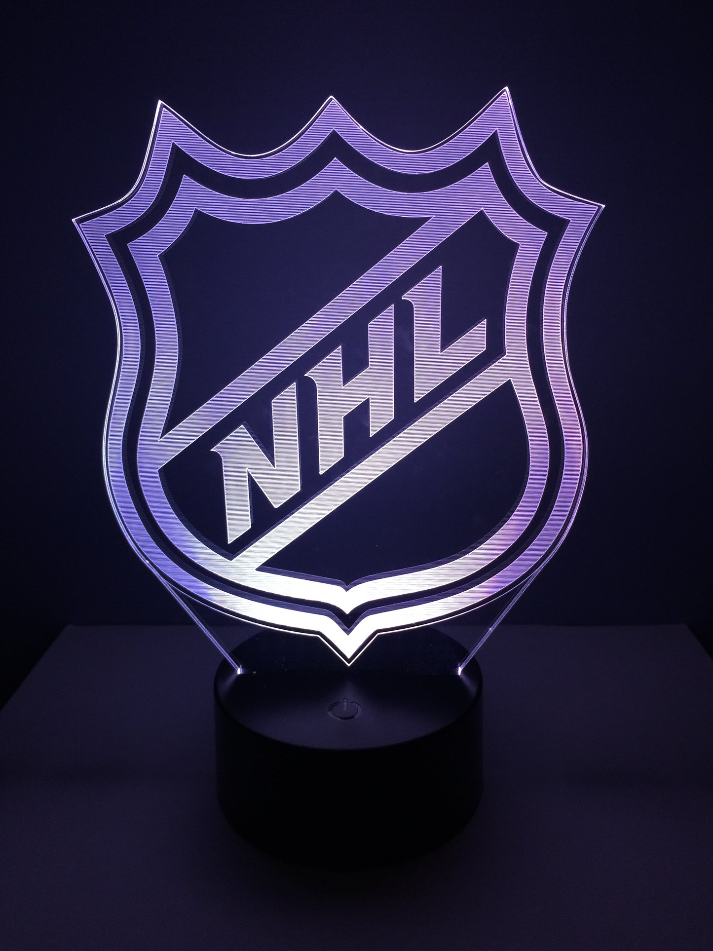 Lampe 3D DEL Hockey Logo NHL