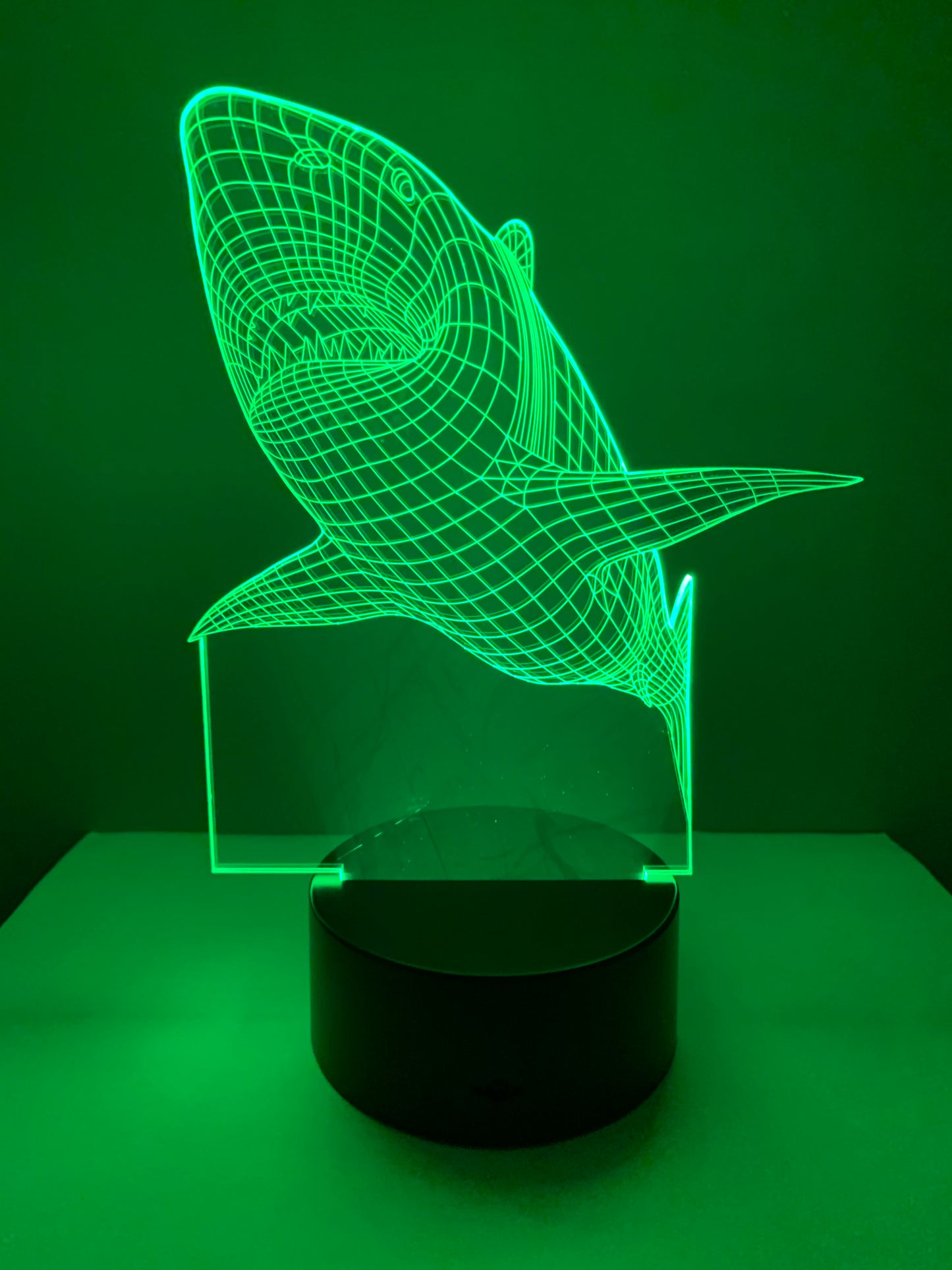 Lampe 3D DEL Requin
