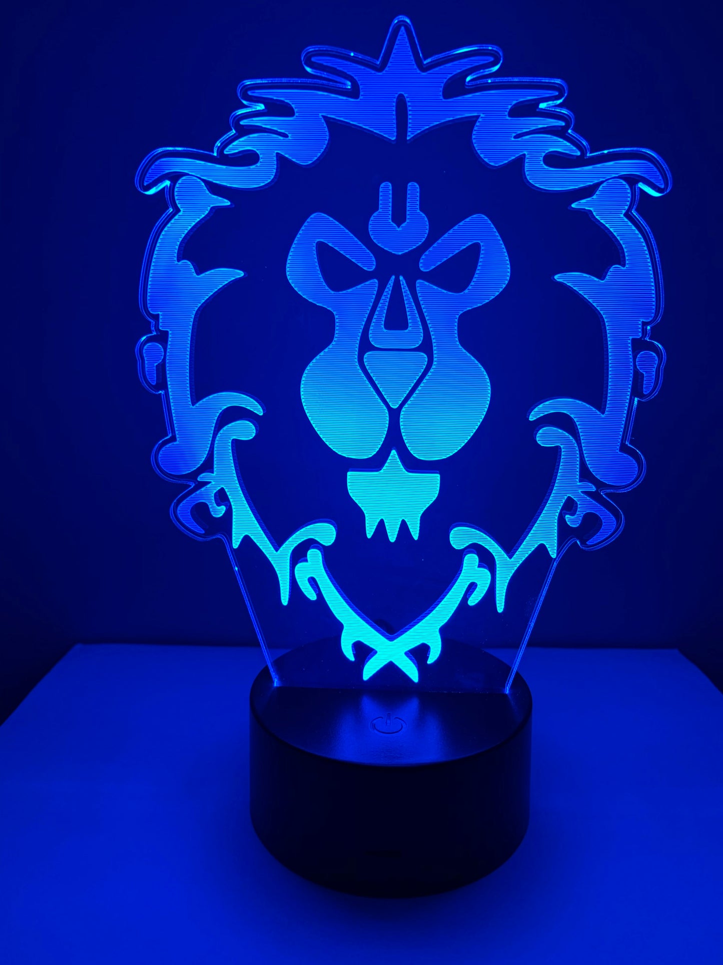 Lampe 3D DEL L’Alliance World Of Warcraft