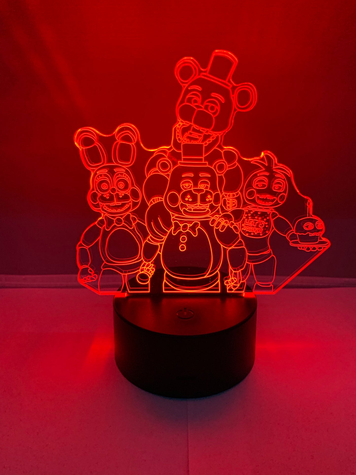 Lampe 3D DEL Freddy five nights at freddy's