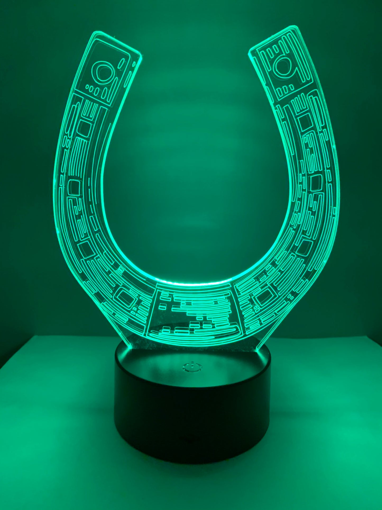 Lampe 3D DEL Fer à Cheval