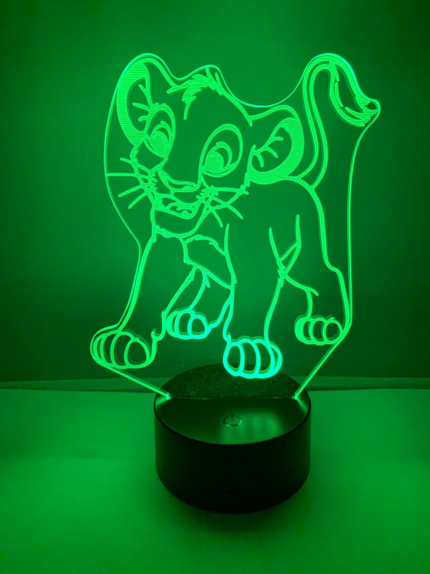 Lampe 3D DEL Simba Le Roi Lion