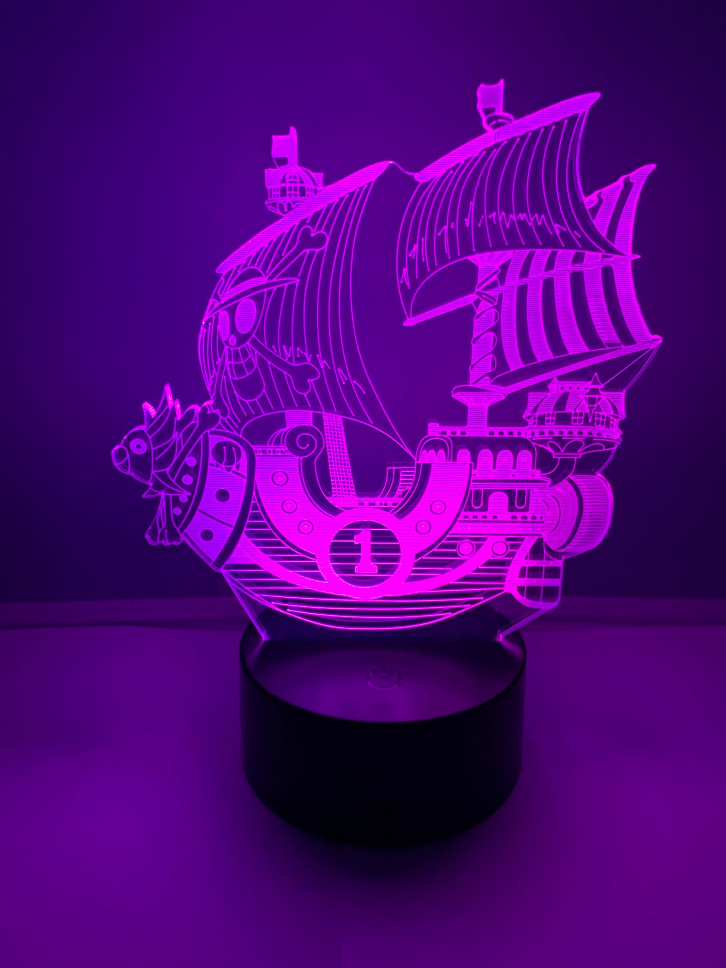 Lampe 3D DEL Bateau Pirate One Piece 🏴☠️