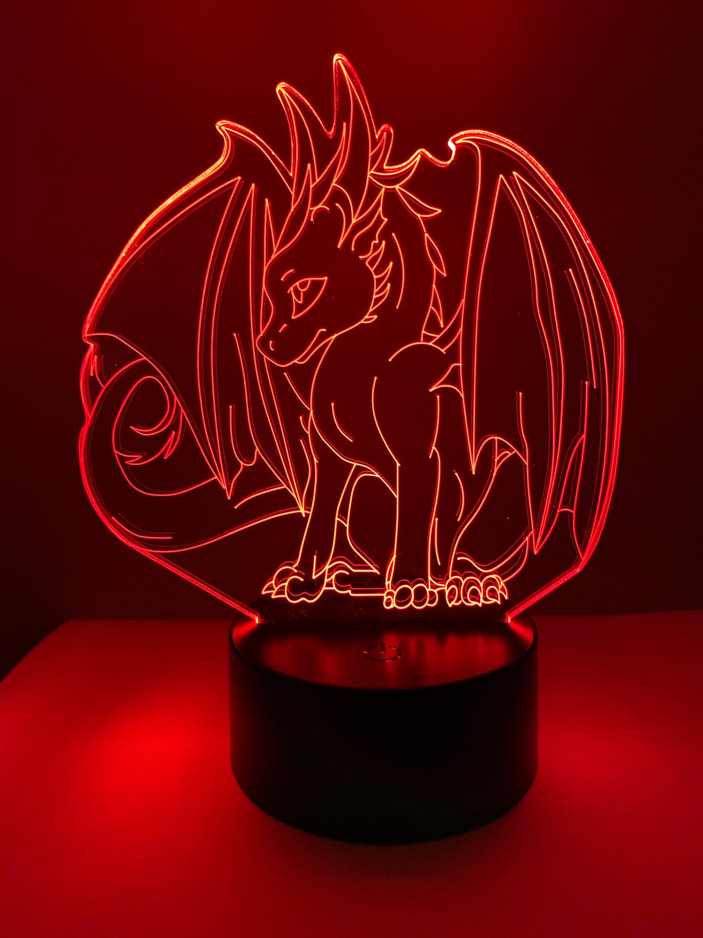Lampe 3D DEL Joli Dragon