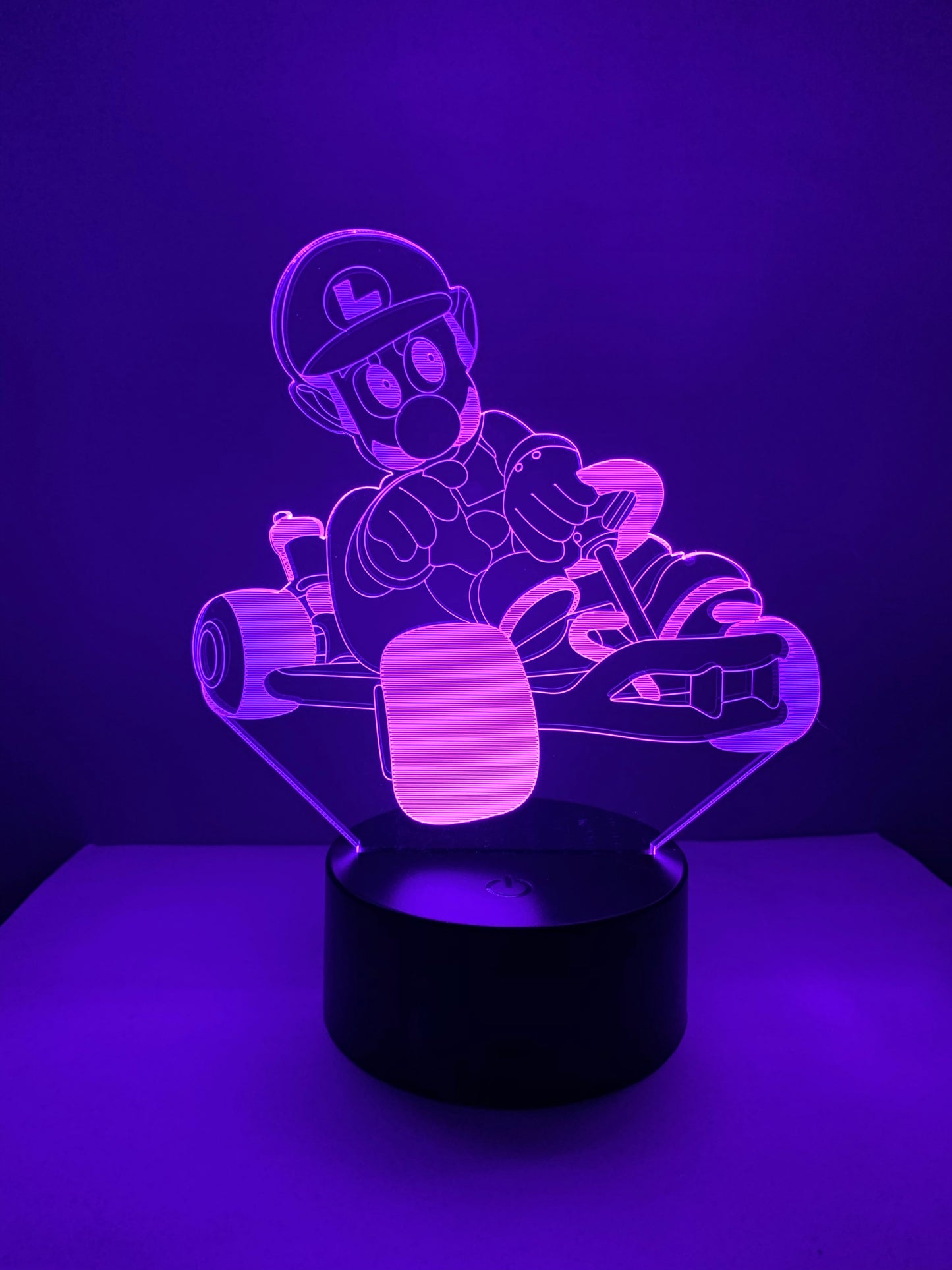Lampe 3D DEL Luigi Kart Super Mario