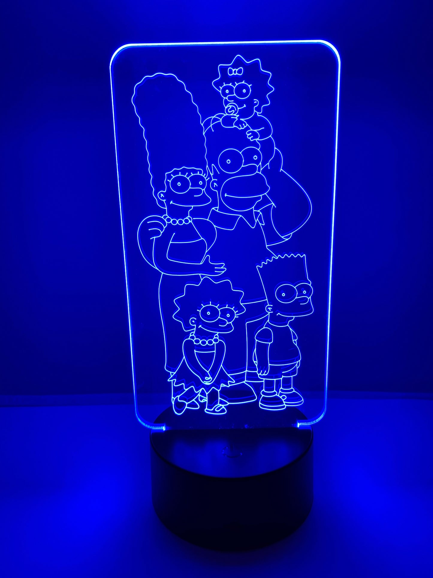 Lampe 3D DEL Les Simpsons