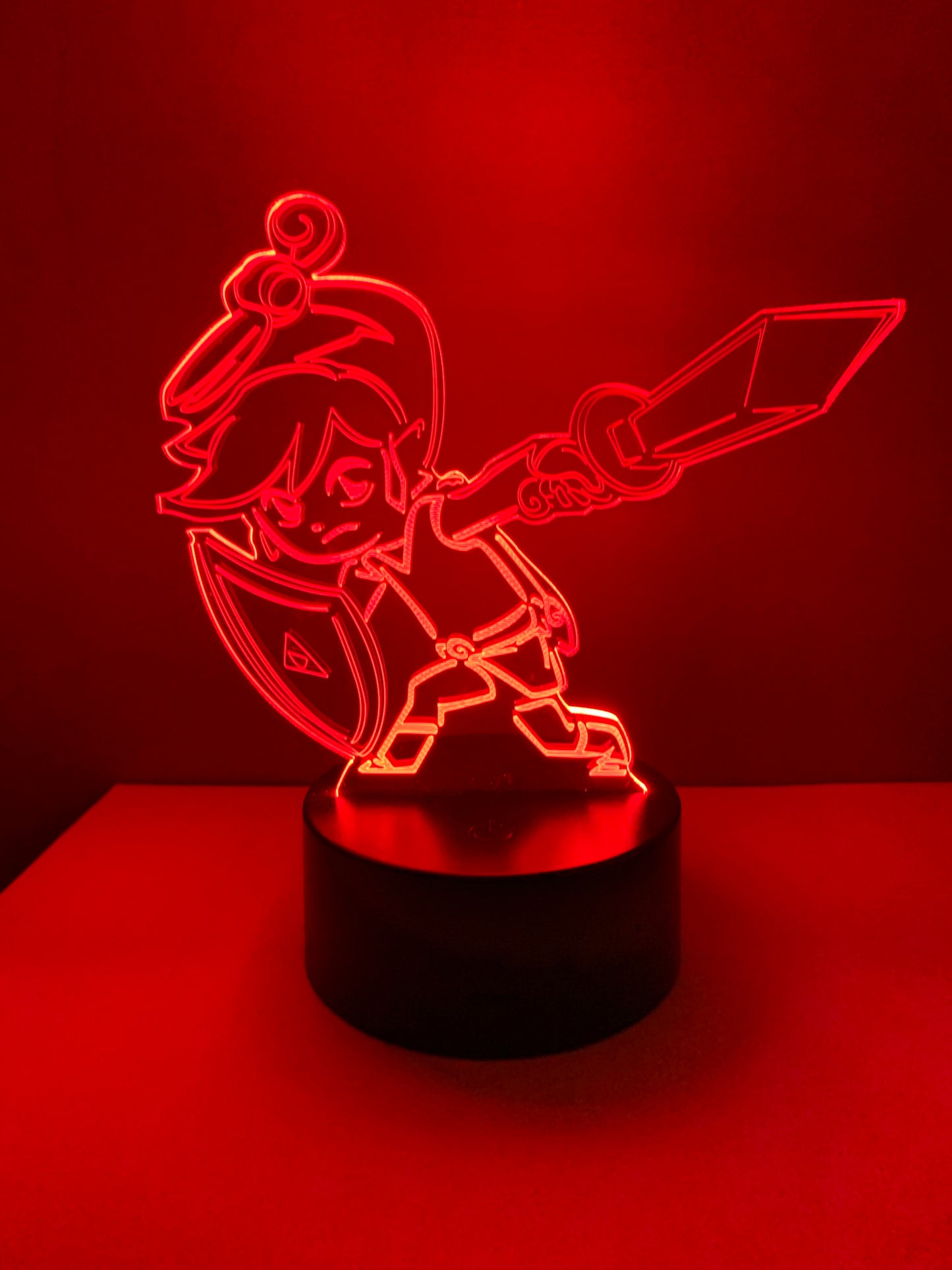 Lampe 3D DEL Link Toon Zelda The Minish Cap