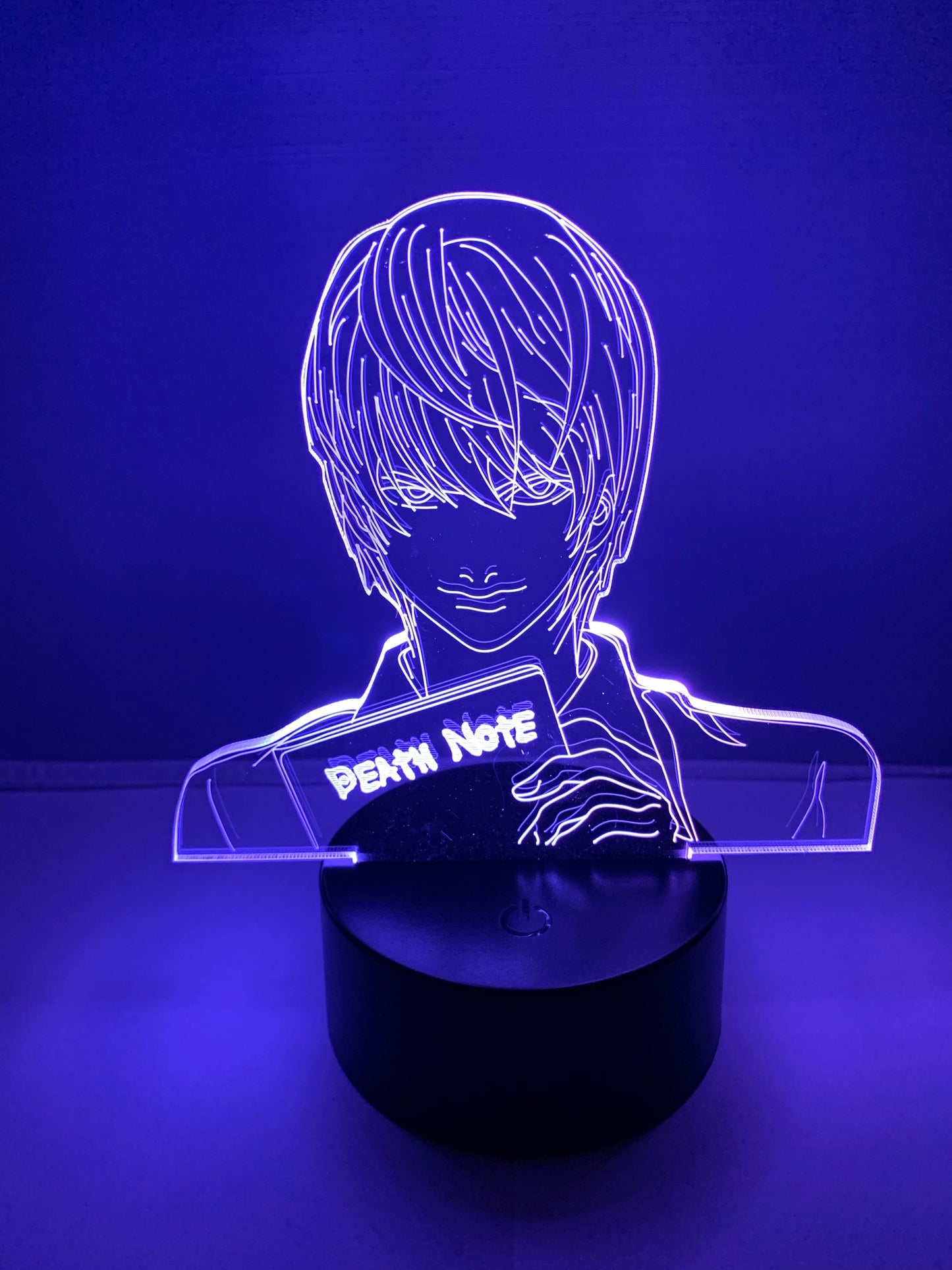 Lampe 3D DEL Death Notes