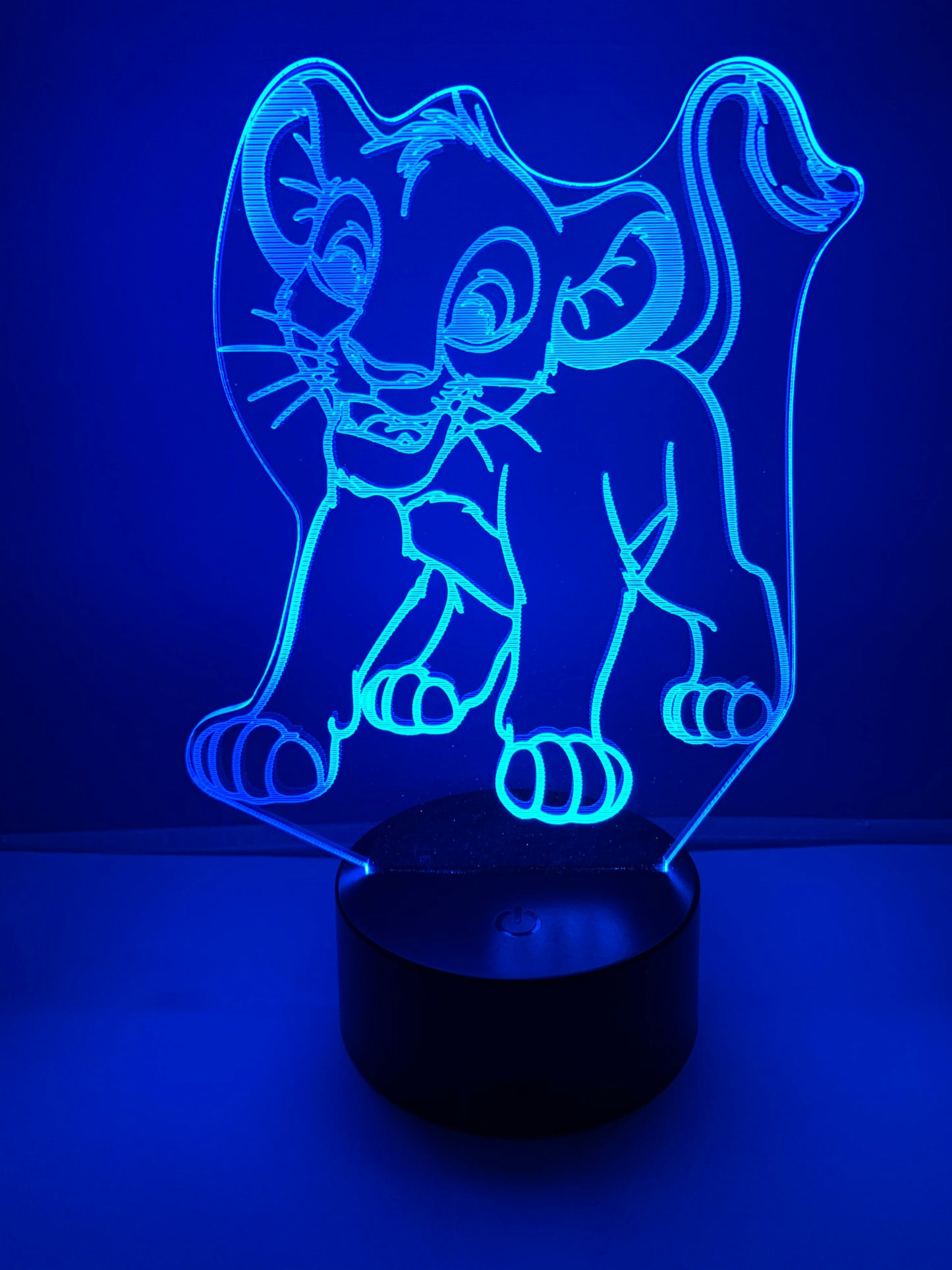 Lampe 3D DEL Simba Le Roi Lion