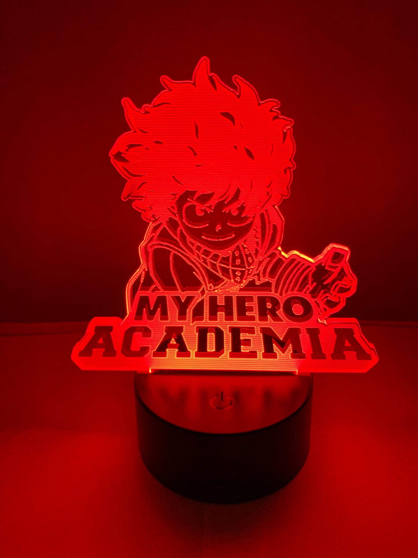 Lampe 3D DEL My Hero Academia